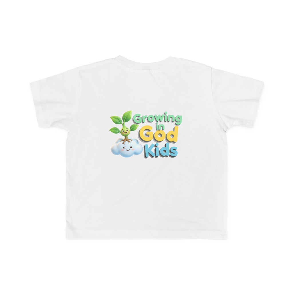 Growing in God Kids Toddler Tee — 'Daniel 1:12' Christian Faith Shirt