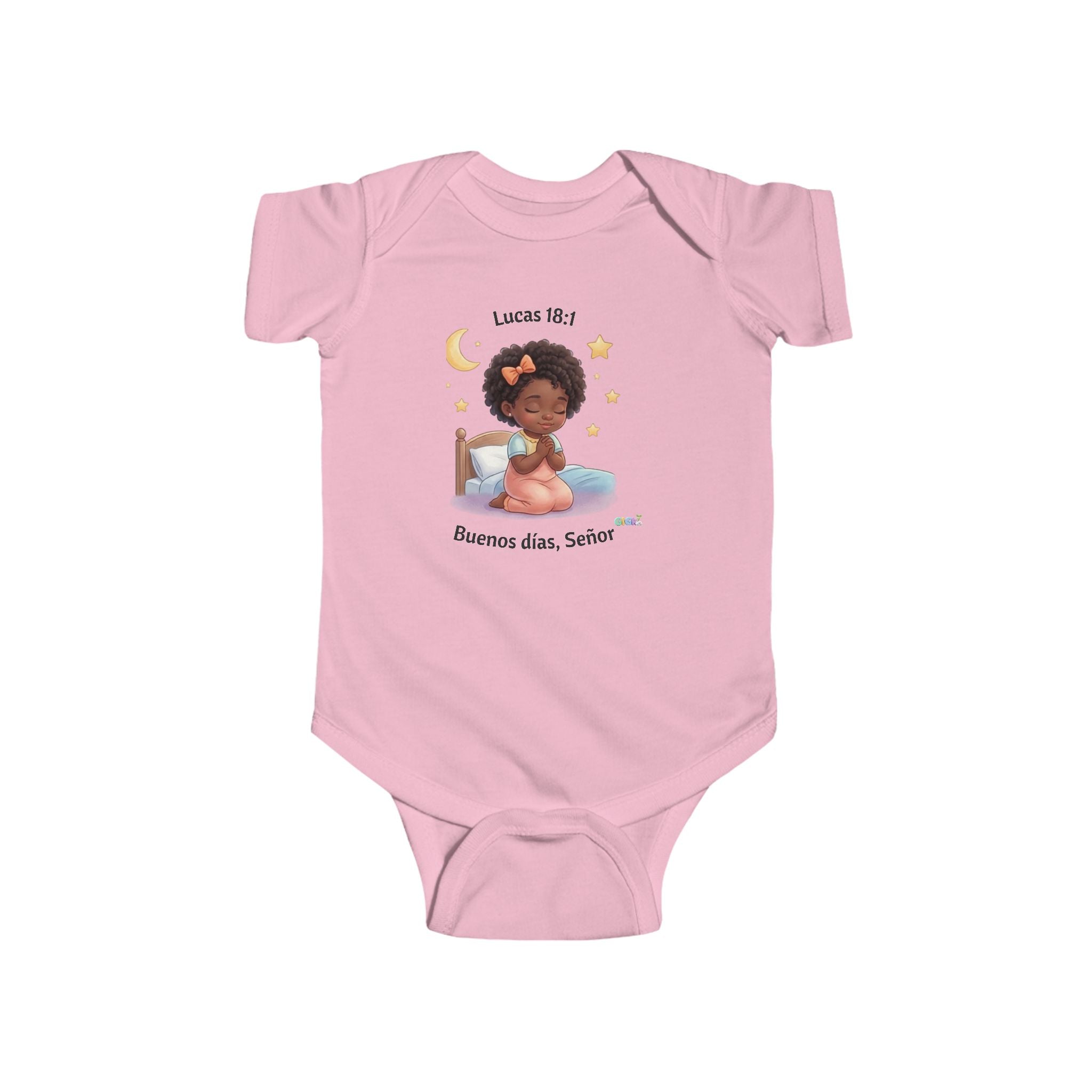 Growing God Kids Infant Bodysuit — "Buenos días, Señor" Faith Baby Onesie