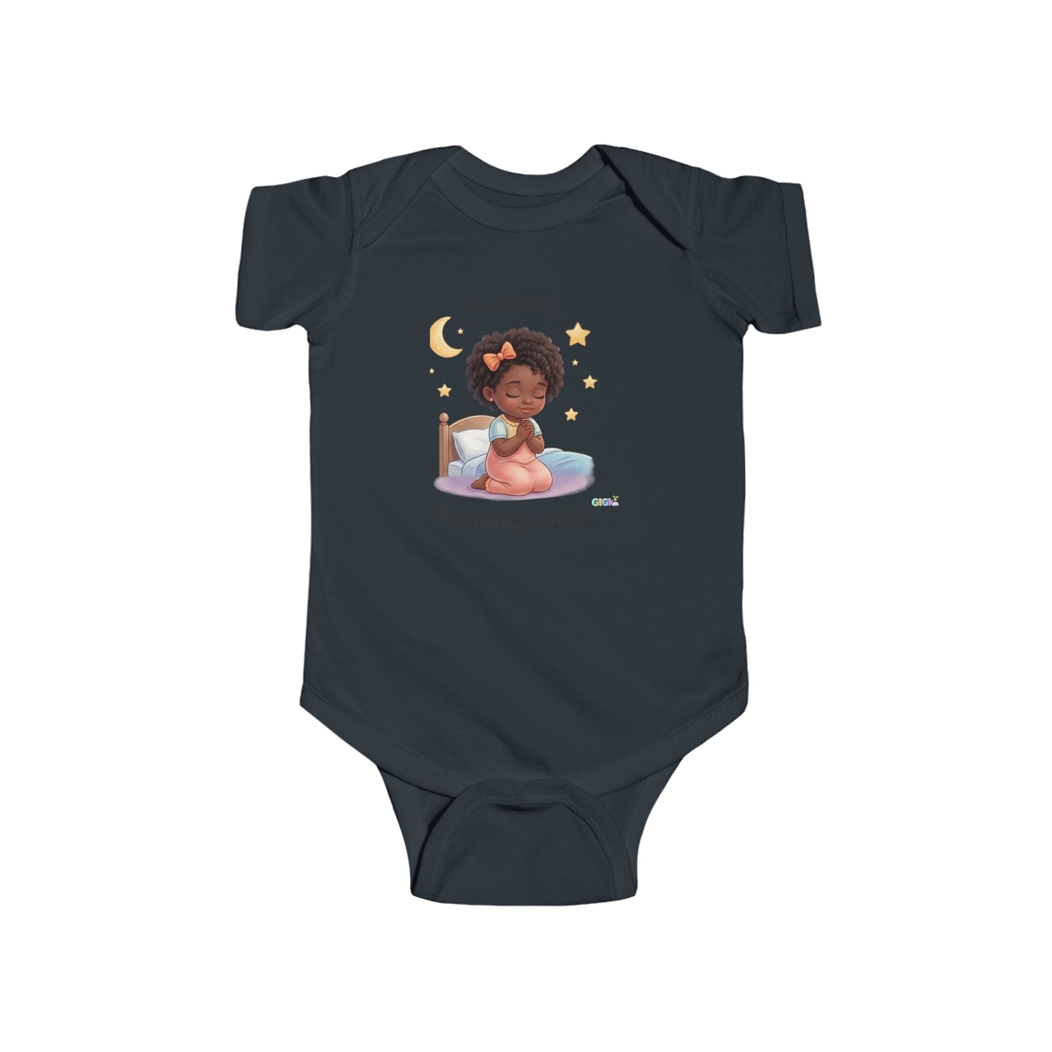 Growing God Kids Infant Bodysuit — "Buenos días, Señor" Faith Baby Onesie