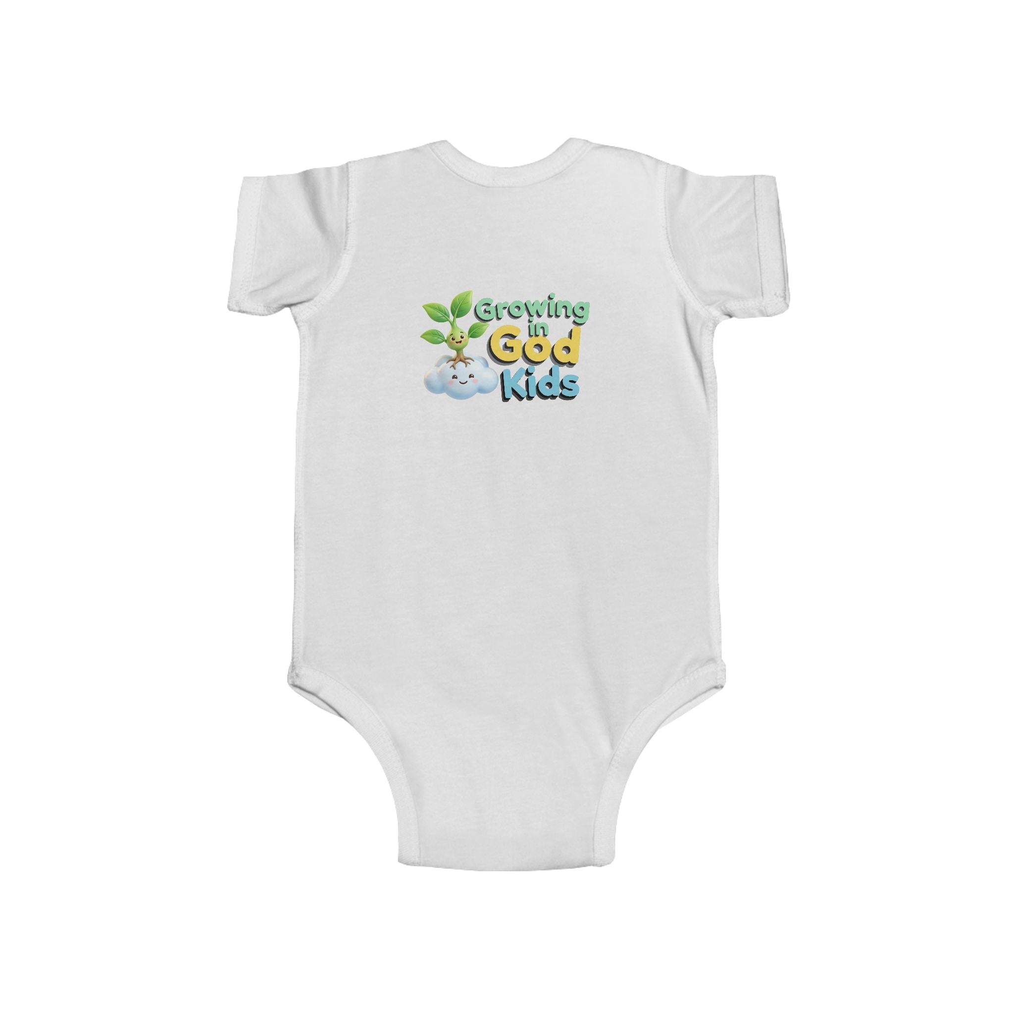 Baby Bodysuit — "Growing in God Kids" / "Salmo 23 Soy la ovejita de Dios" Religious Christian Infant Onesie