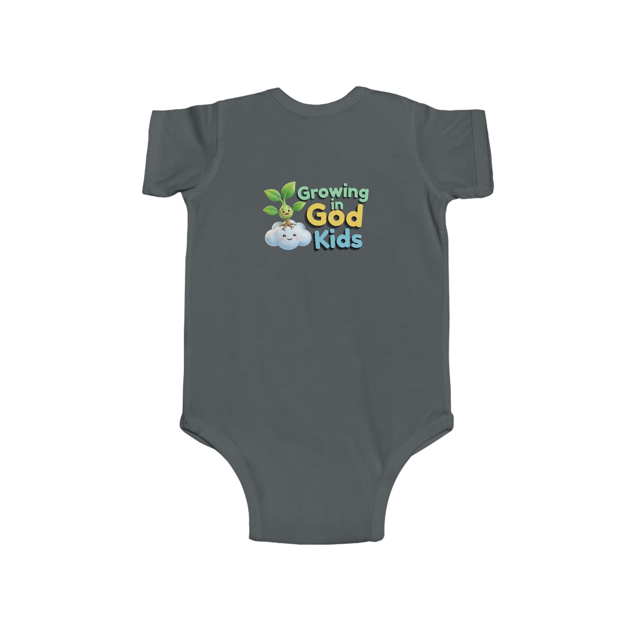 Baby Bodysuit — "Growing in God Kids" / "Salmo 23 Soy la ovejita de Dios" Religious Christian Infant Onesie
