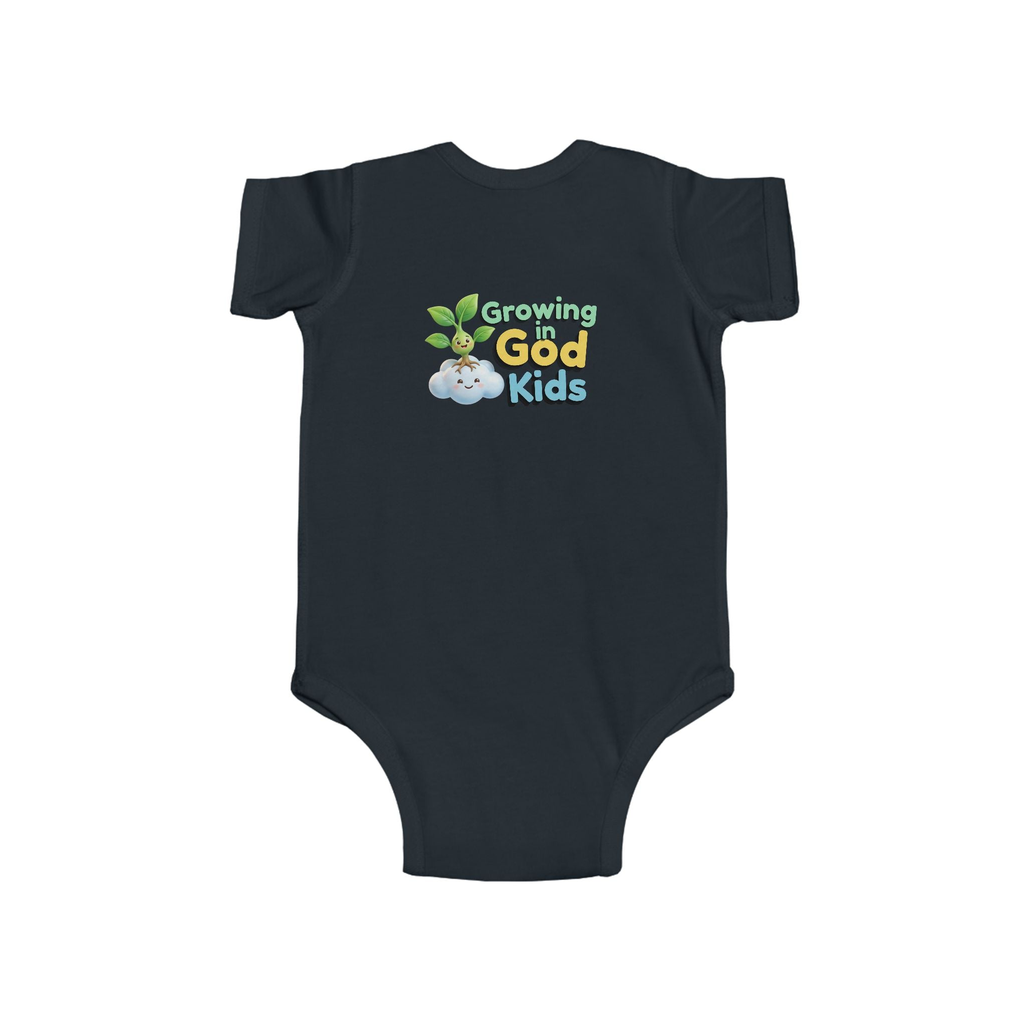 Baby Bodysuit — "Growing in God Kids" / "Salmo 23 Soy la ovejita de Dios" Religious Christian Infant Onesie