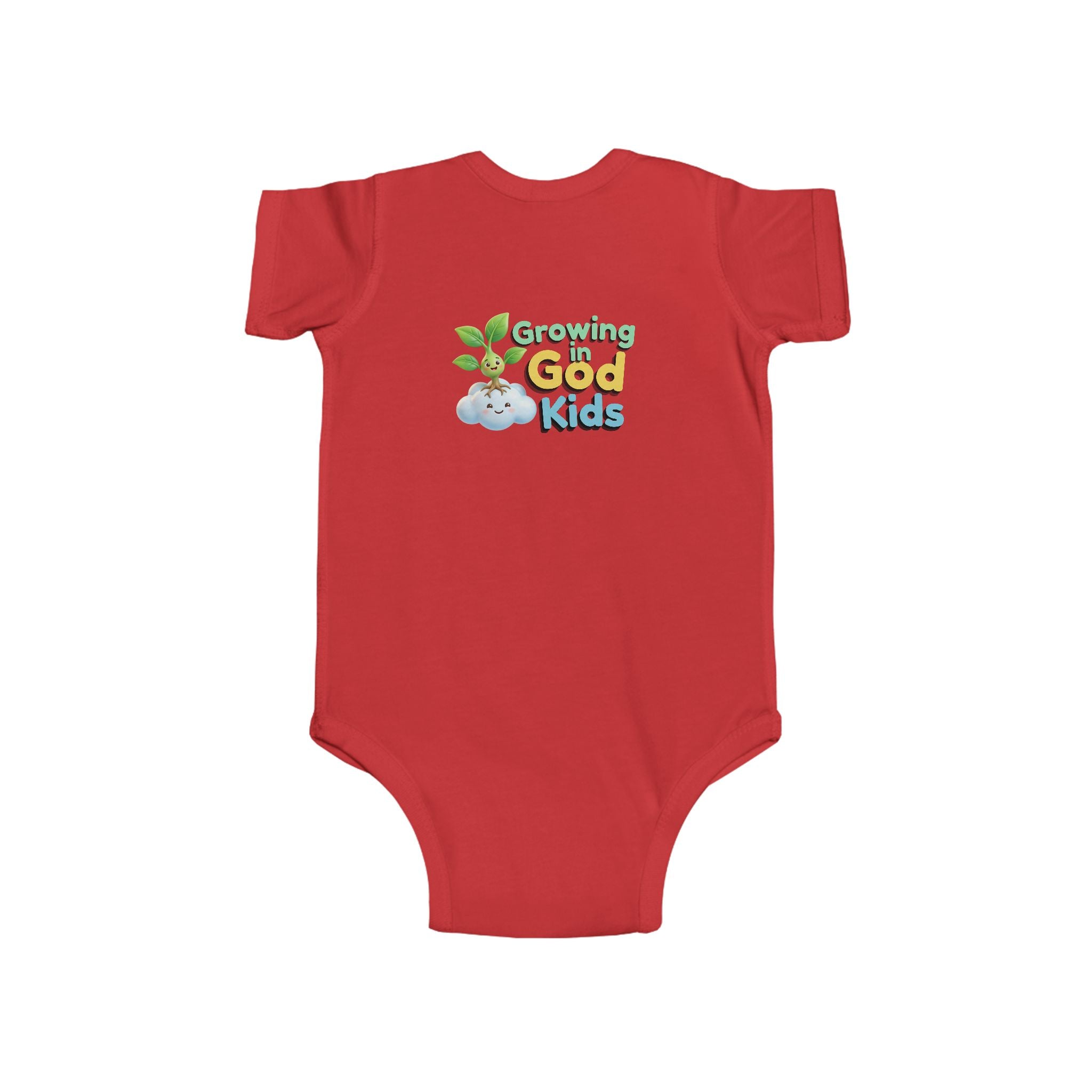 Baby Bodysuit — "Growing in God Kids" / "Salmo 23 Soy la ovejita de Dios" Religious Christian Infant Onesie
