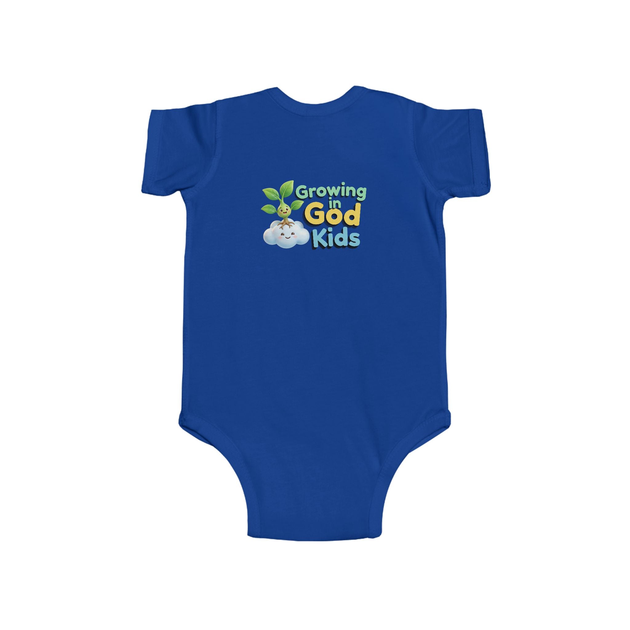 Baby Bodysuit — "Growing in God Kids" / "Salmo 23 Soy la ovejita de Dios" Religious Christian Infant Onesie
