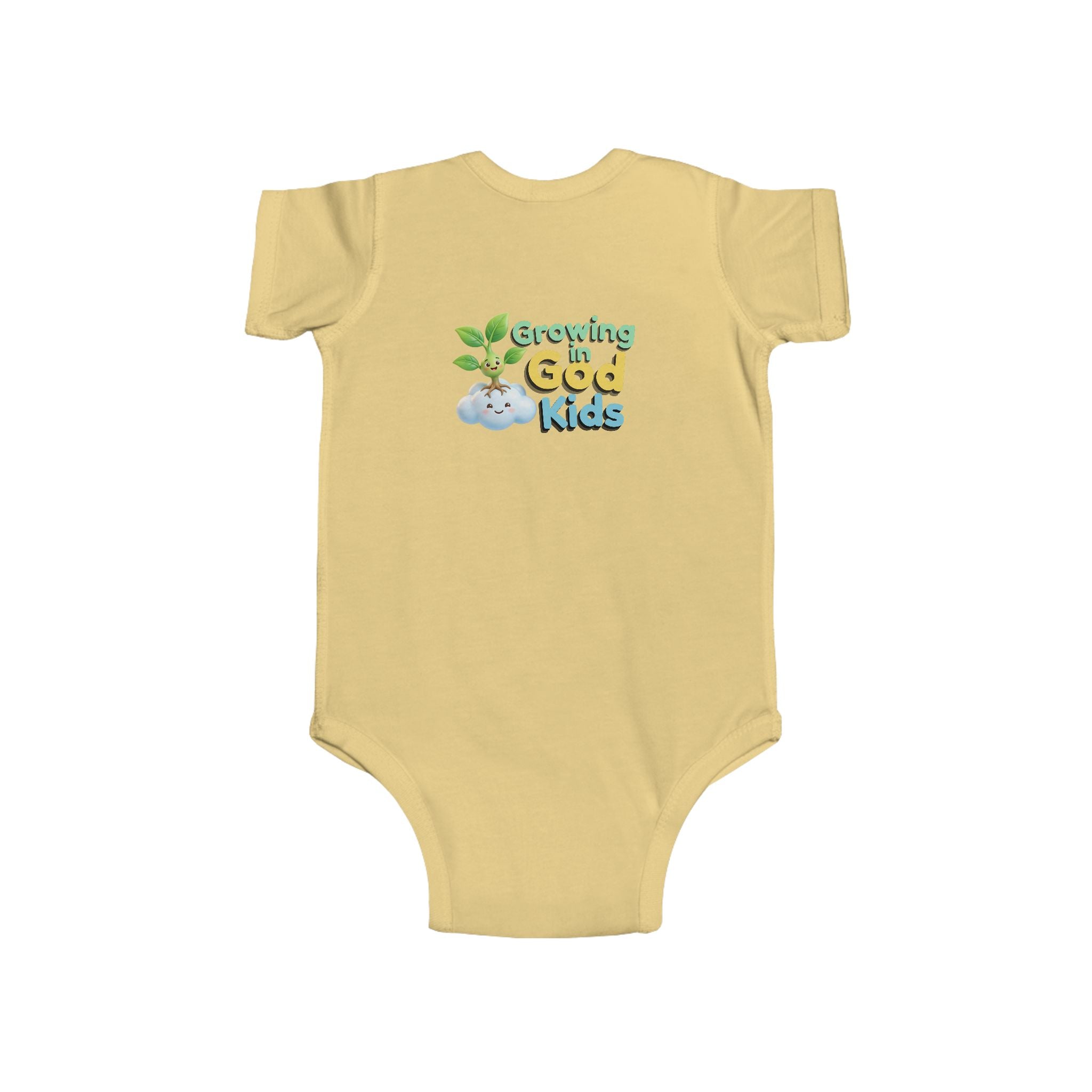 Baby Bodysuit — "Growing in God Kids" / "Salmo 23 Soy la ovejita de Dios" Religious Christian Infant Onesie