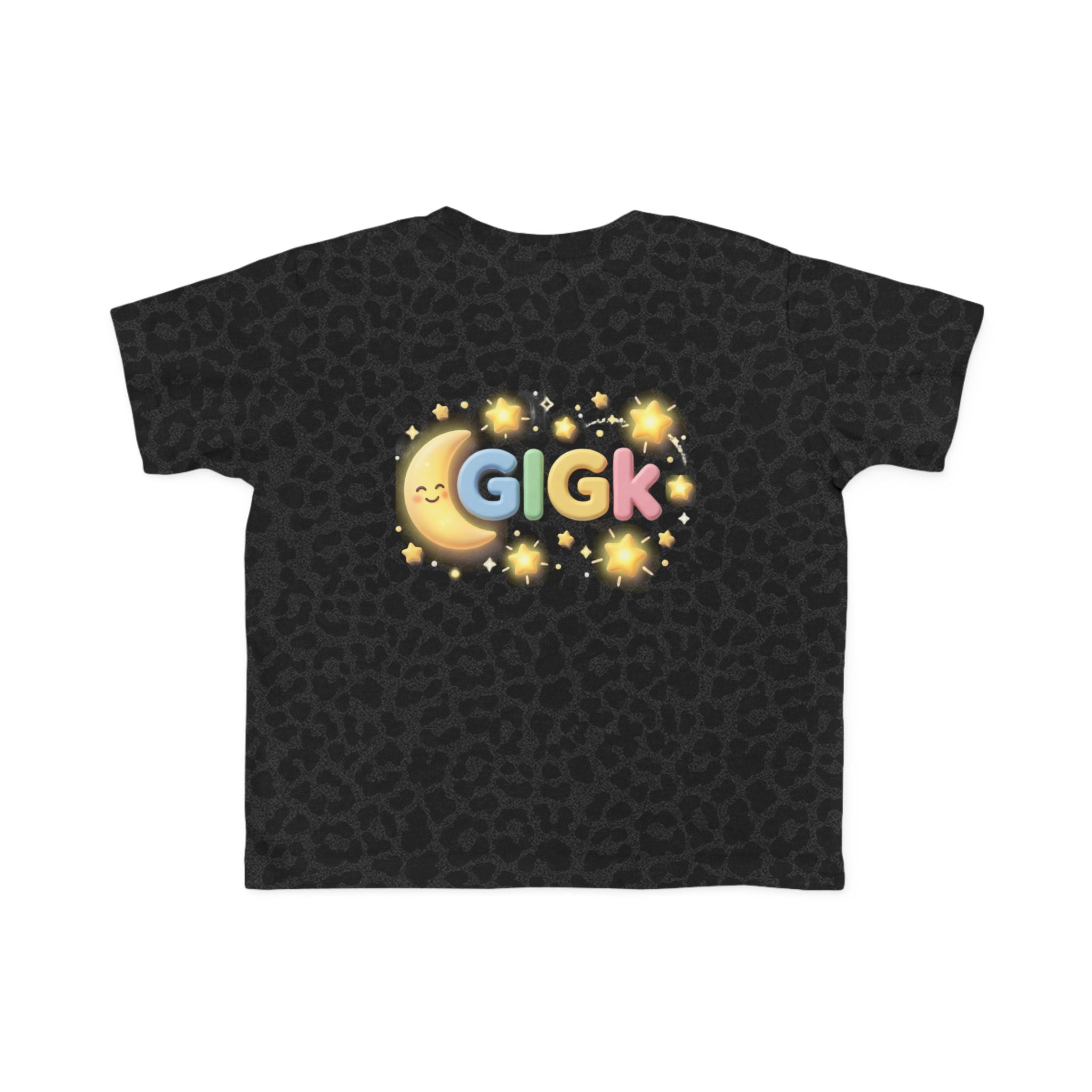 Toddler Tee — Pastel Moon & Stars "Gigk" Graphic