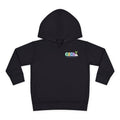 Toddler Hoodie — "¡Pequeña y Fuerte!" Superhero Girl Pullover