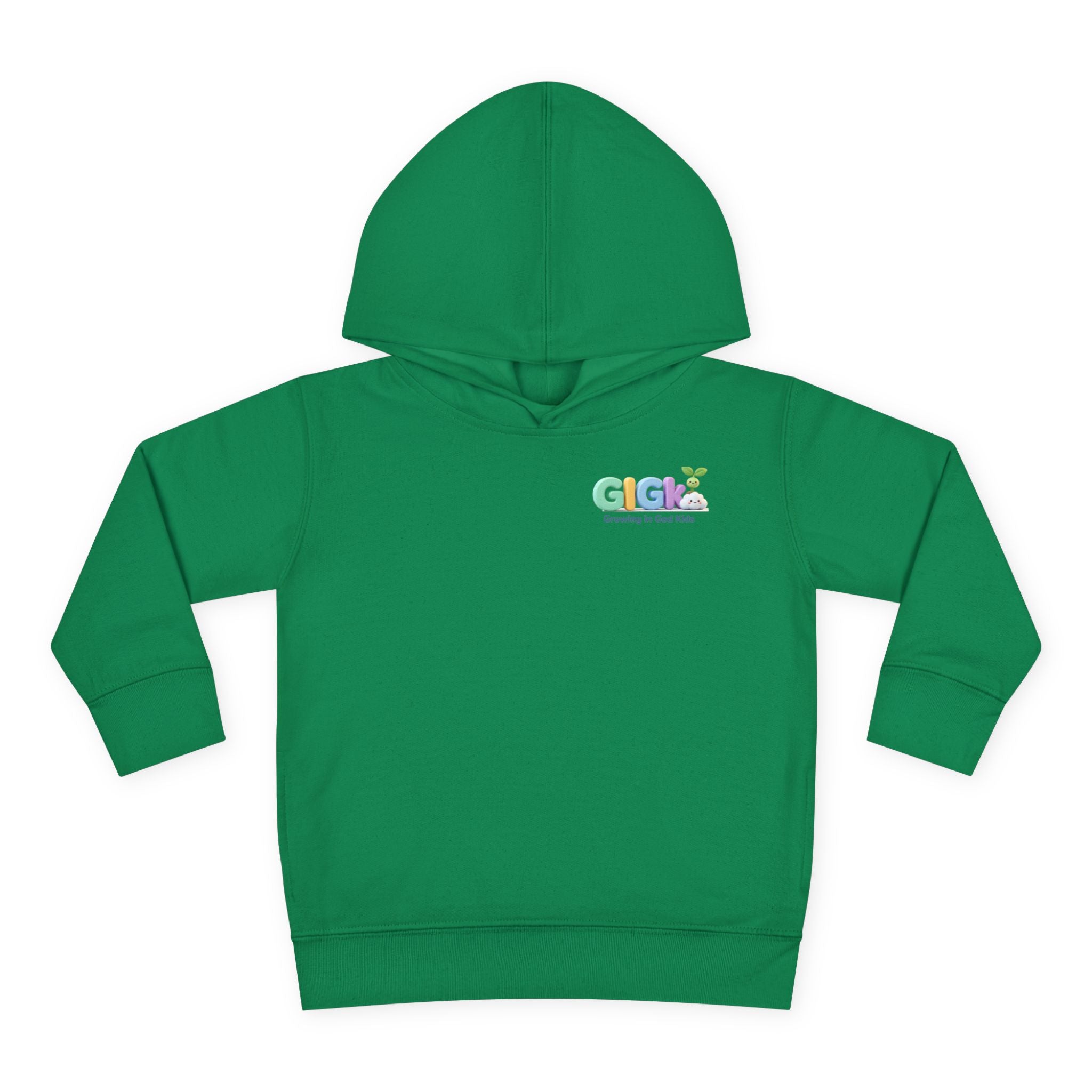 Toddler Hoodie — "¡Pequeña y Fuerte!" Superhero Girl Pullover