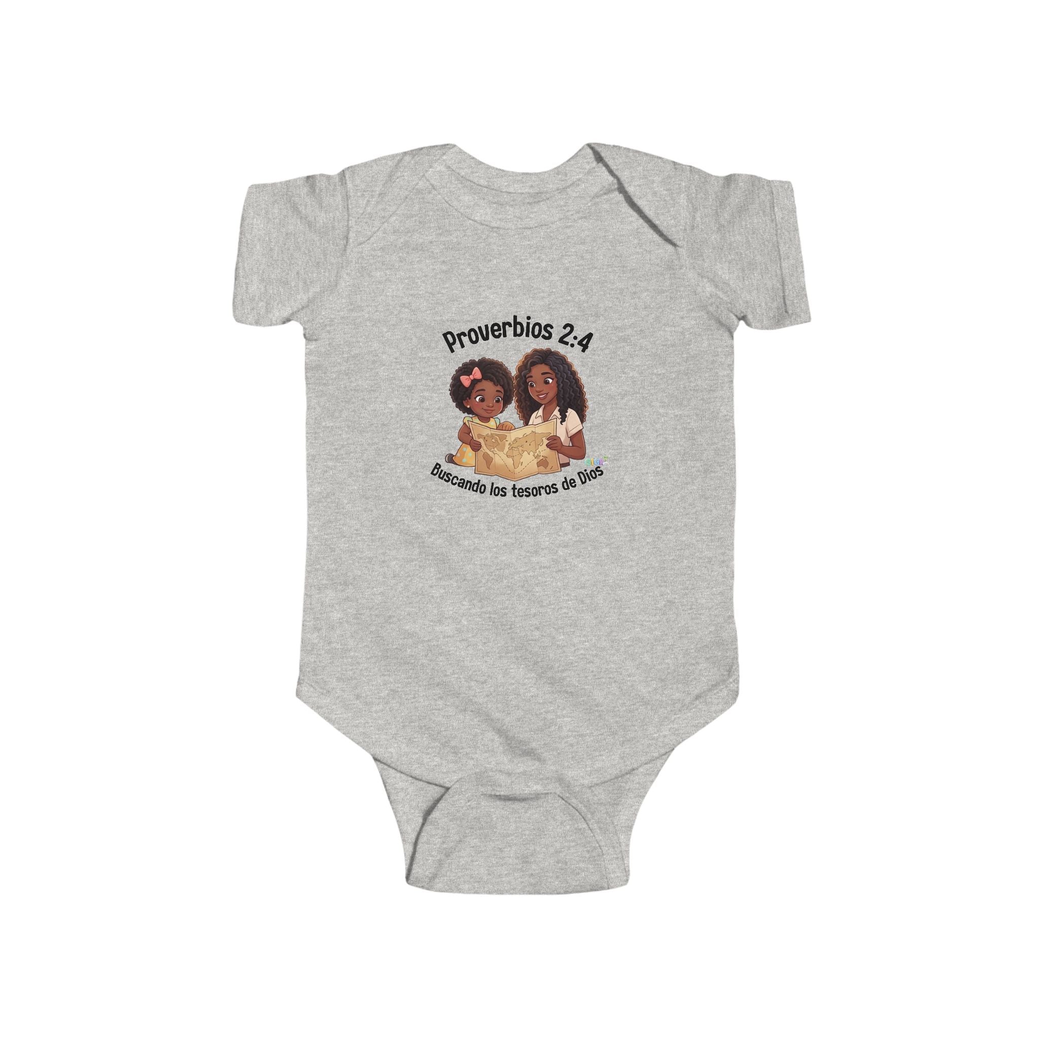 Infant Bodysuit – "Proverbs 22:6" Growing in God's Love Baby Onesie