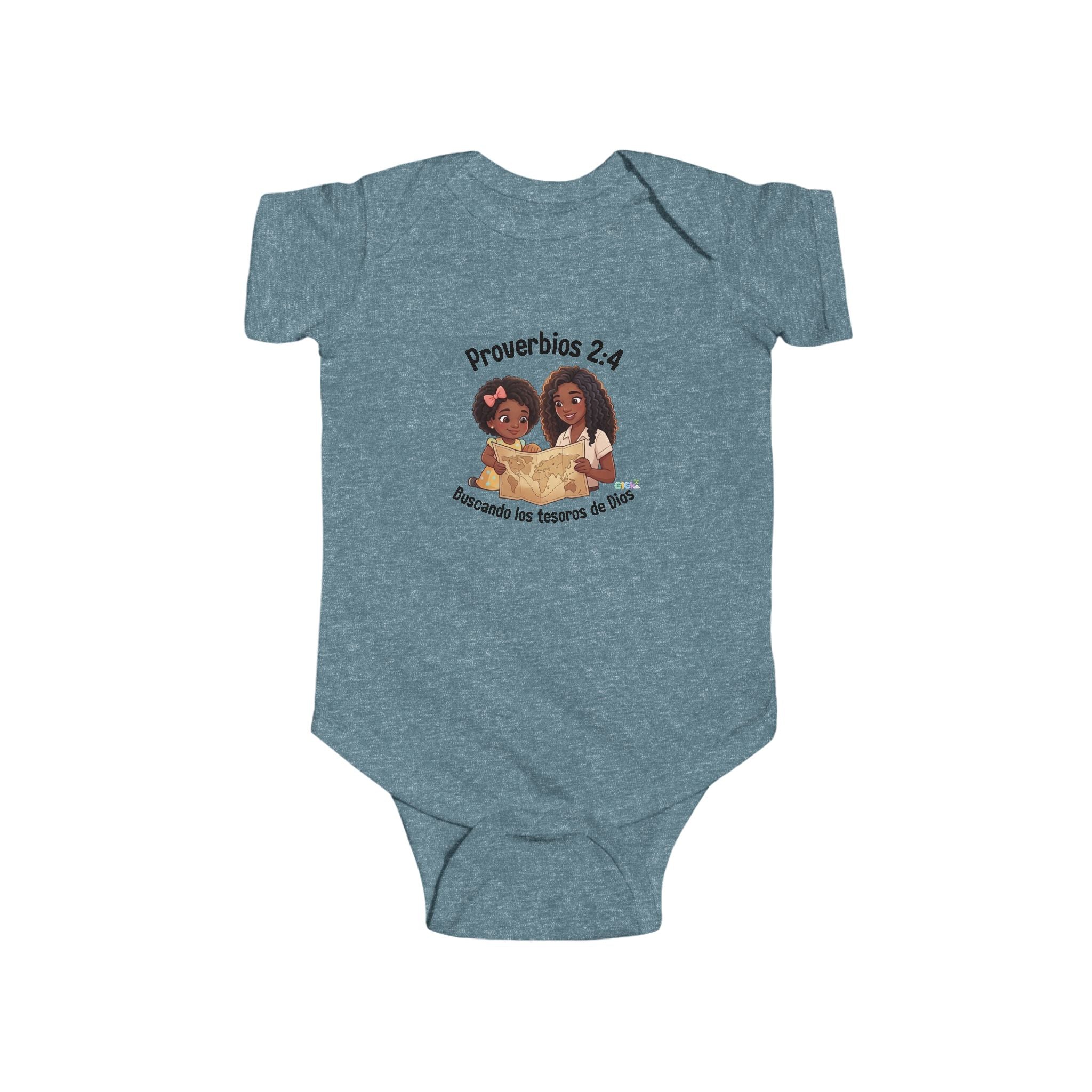 Infant Bodysuit – "Proverbs 22:6" Growing in God's Love Baby Onesie