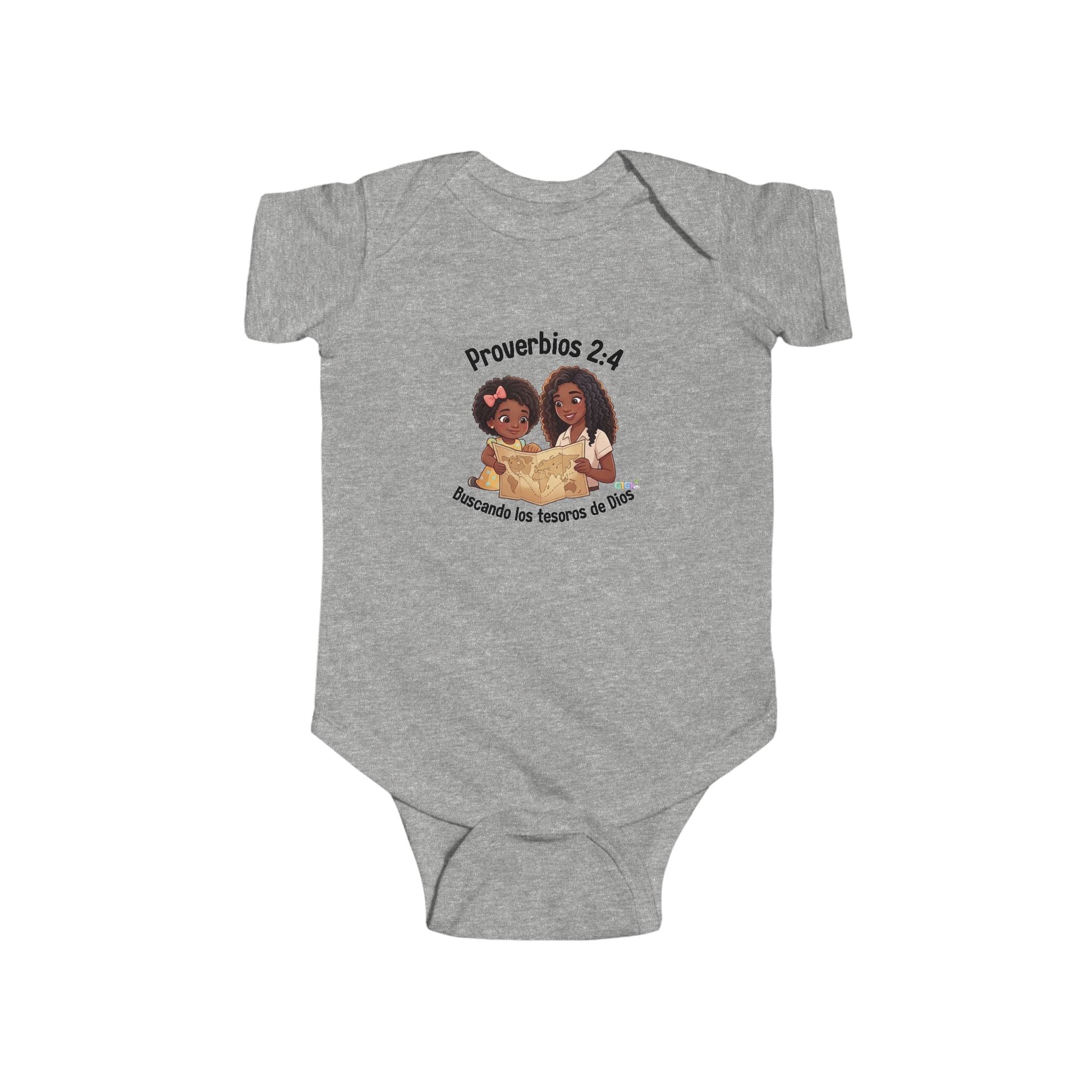 Infant Bodysuit – "Proverbs 22:6" Growing in God's Love Baby Onesie