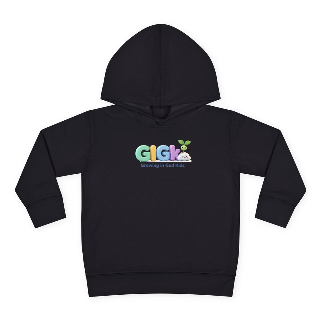 Toddler Hoodie — "Creciendo en Dios" Religious Pullover for Kids (Galatians 6:9)