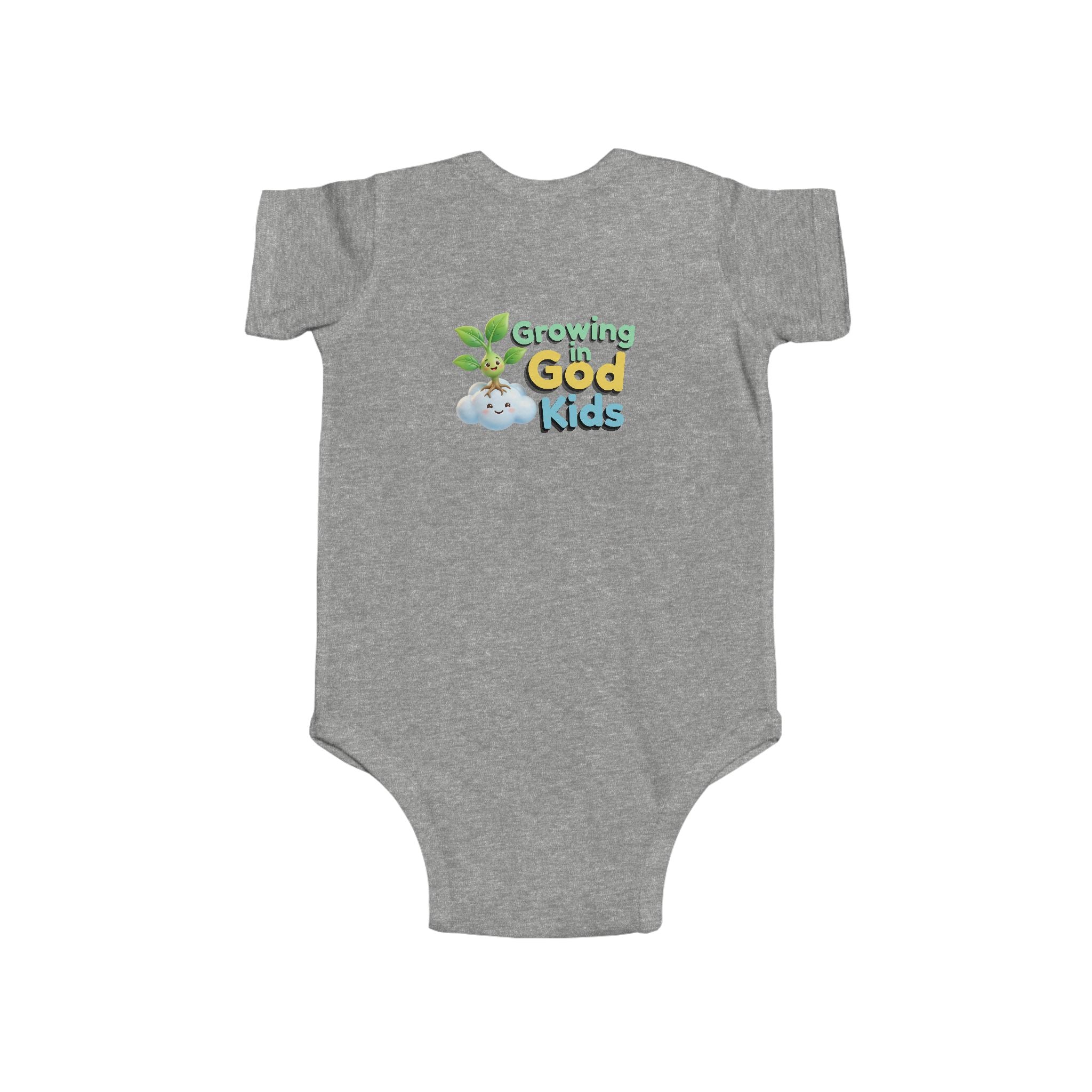 Baby Bodysuit — "Growing in God Kids" / "Salmo 23 Soy la ovejita de Dios" Religious Christian Infant Onesie