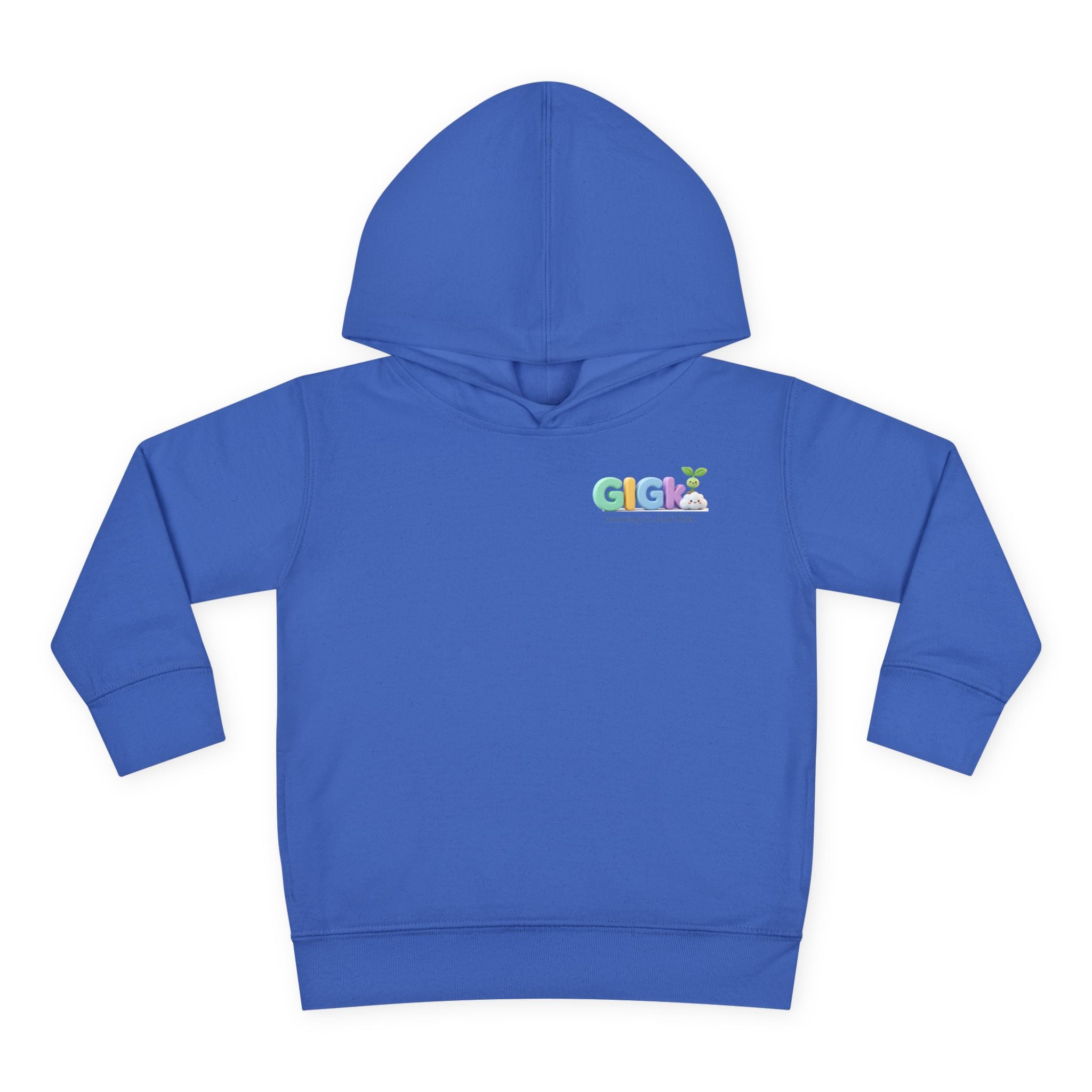 Toddler Hoodie — "¡Pequeña y Fuerte!" Superhero Girl Pullover