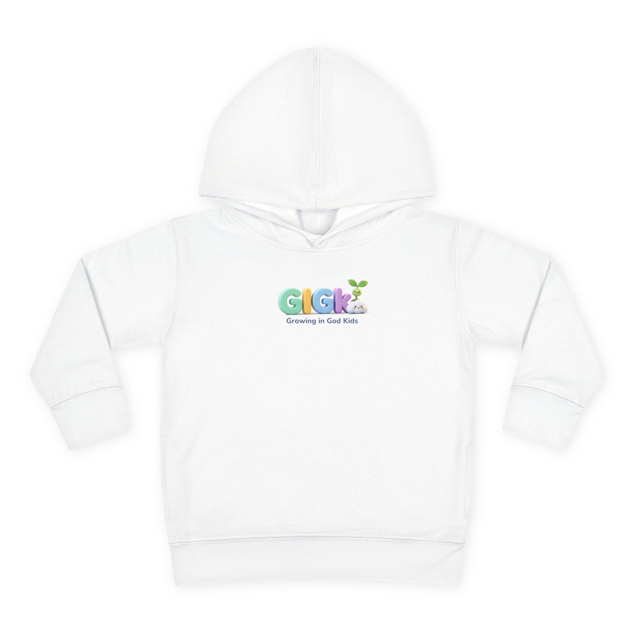 Toddler Hoodie — "Growing in God Kids" Christian Pullover for Babies & Toddlers