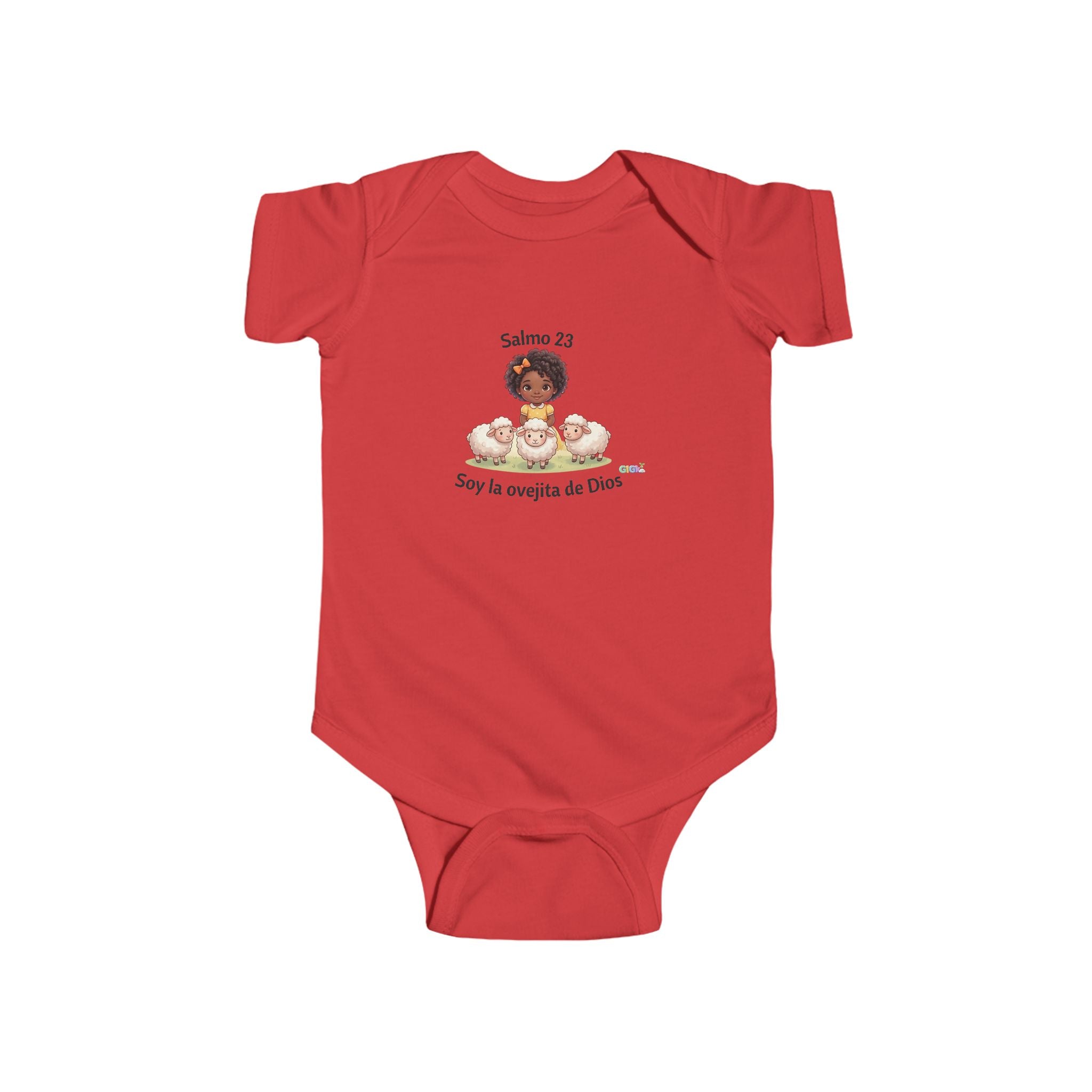 Baby Bodysuit — "Growing in God Kids" / "Salmo 23 Soy la ovejita de Dios" Religious Christian Infant Onesie