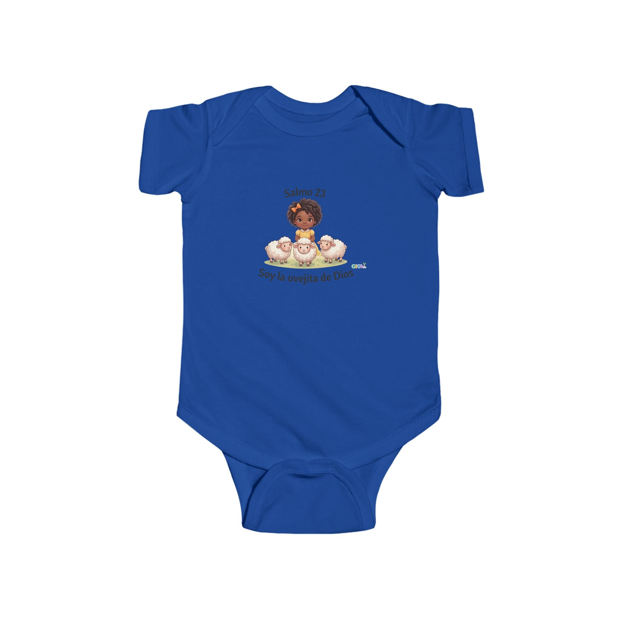 Baby Bodysuit — "Growing in God Kids" / "Salmo 23 Soy la ovejita de Dios" Religious Christian Infant Onesie