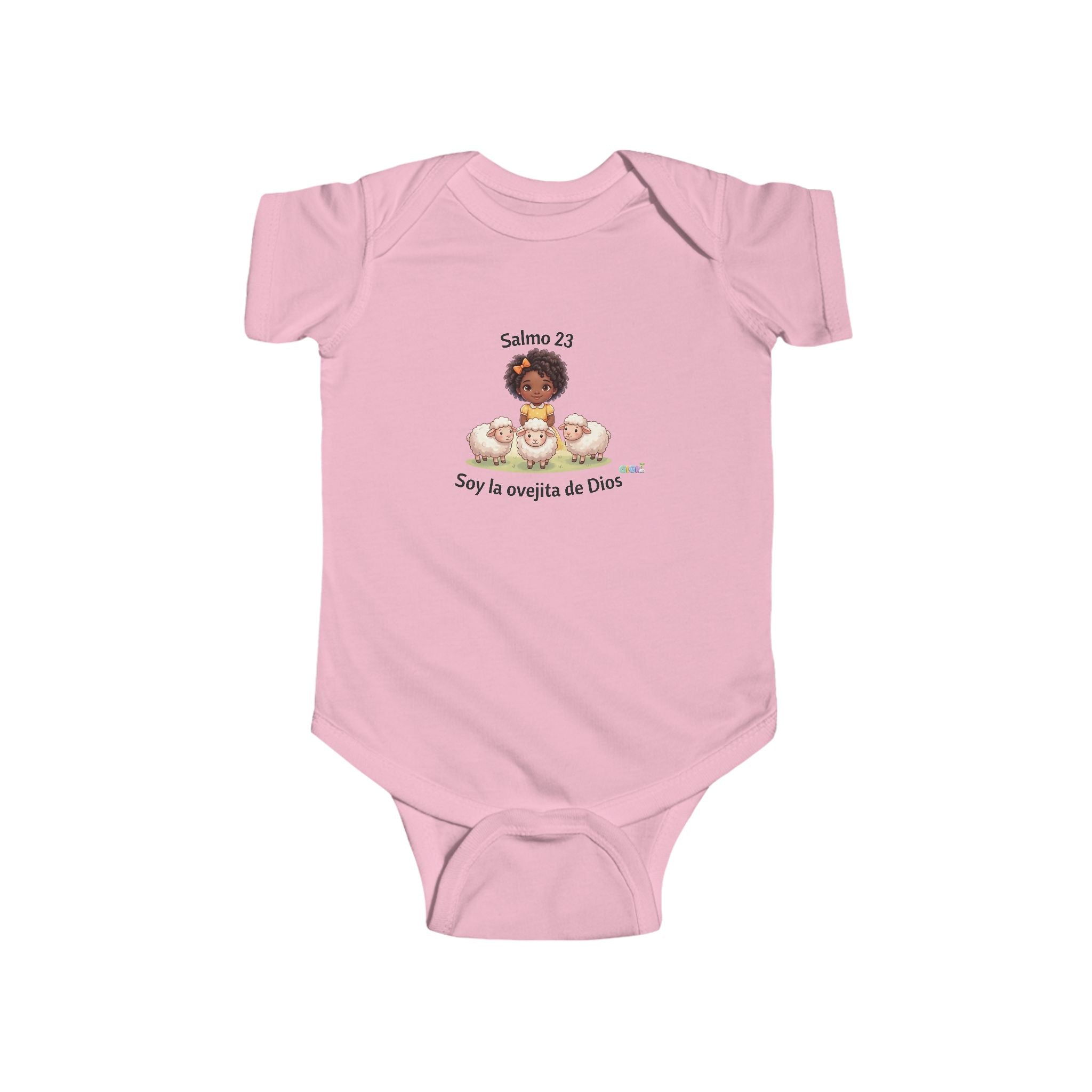 Baby Bodysuit — "Growing in God Kids" / "Salmo 23 Soy la ovejita de Dios" Religious Christian Infant Onesie