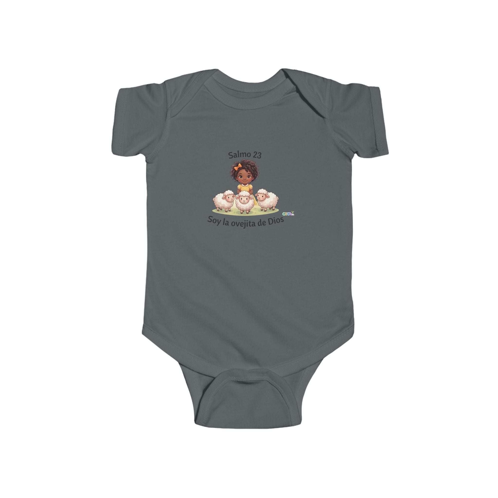 Baby Bodysuit — "Growing in God Kids" / "Salmo 23 Soy la ovejita de Dios" Religious Christian Infant Onesie