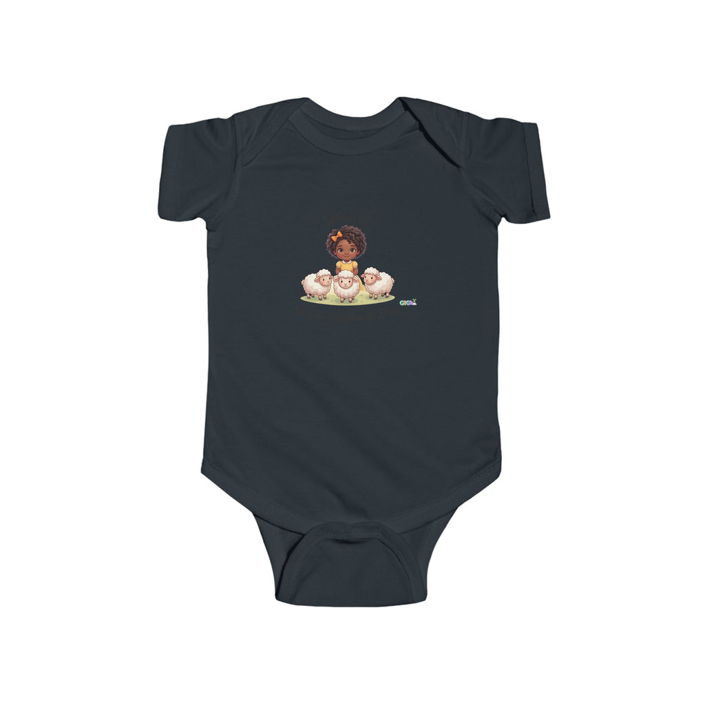 Baby Bodysuit — "Growing in God Kids" / "Salmo 23 Soy la ovejita de Dios" Religious Christian Infant Onesie