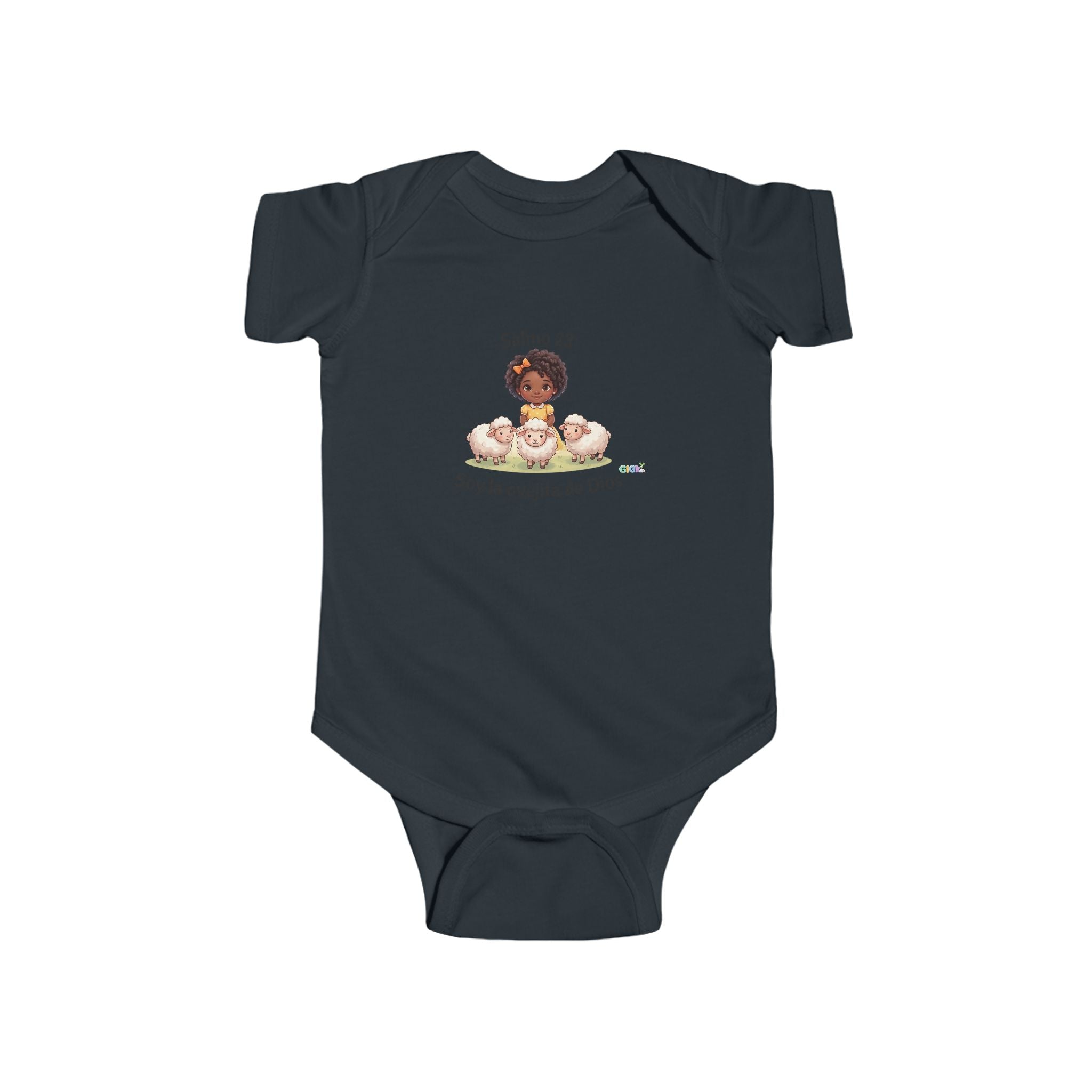 Baby Bodysuit — "Growing in God Kids" / "Salmo 23 Soy la ovejita de Dios" Religious Christian Infant Onesie