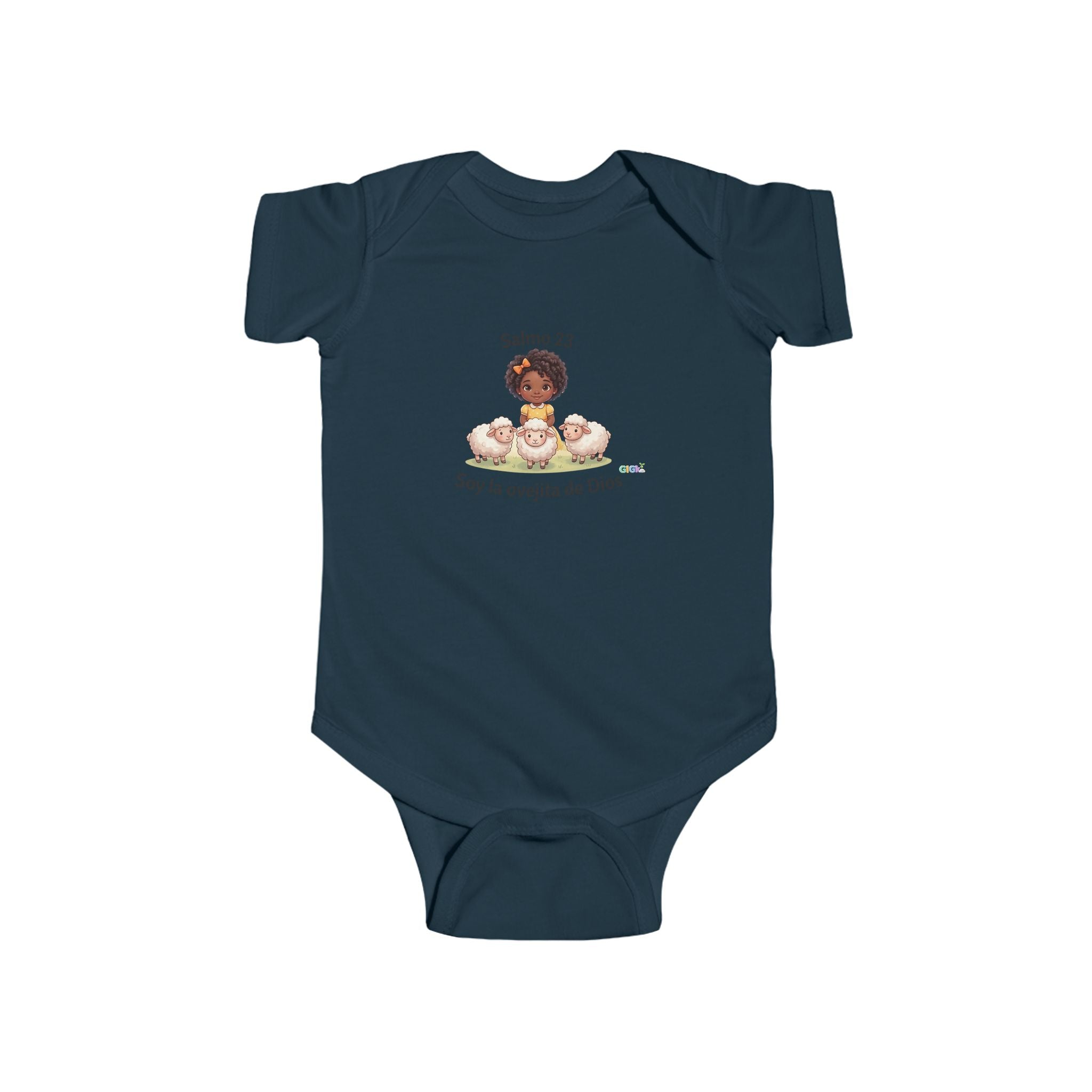 Baby Bodysuit — "Growing in God Kids" / "Salmo 23 Soy la ovejita de Dios" Religious Christian Infant Onesie