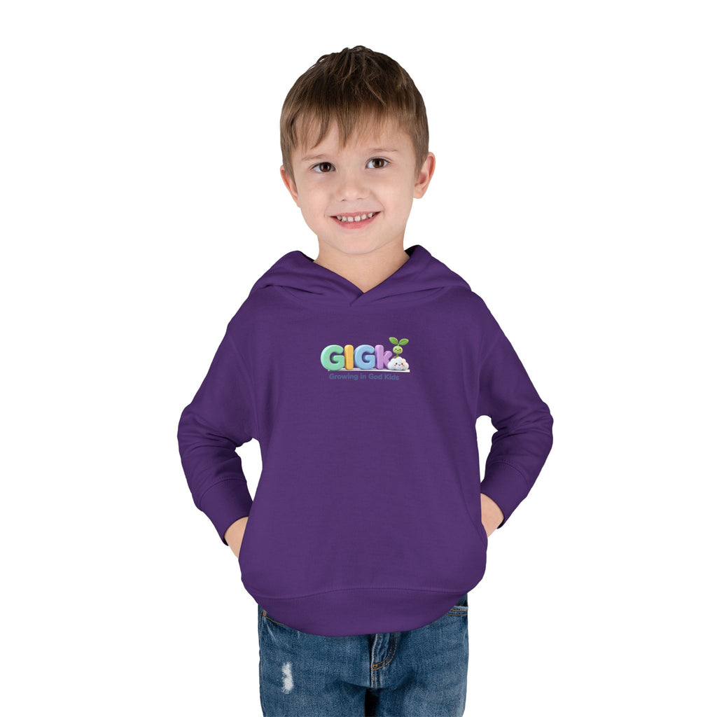 Toddler Hoodie — "Growing in God Kids" Christian Pullover for Babies & Toddlers
