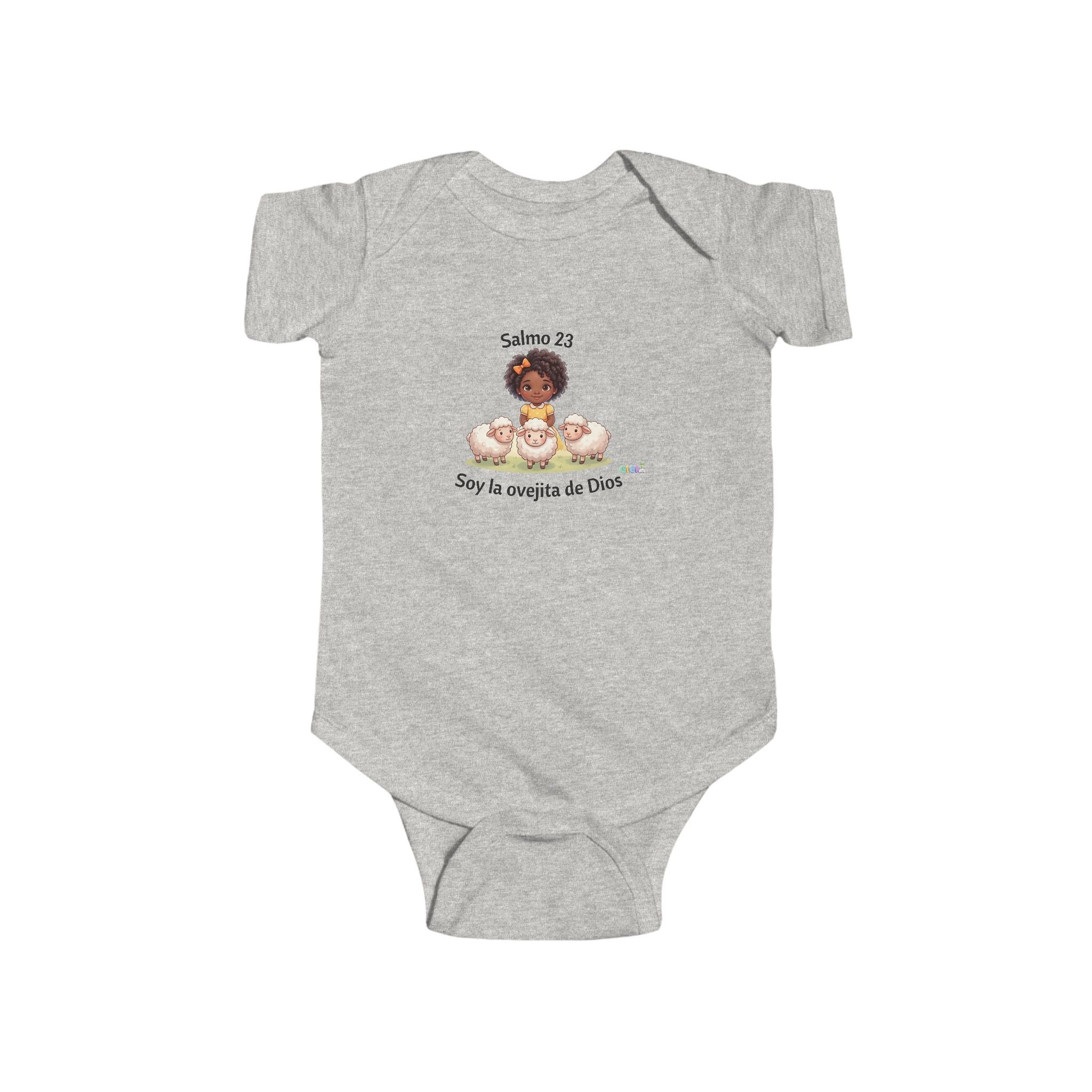 Baby Bodysuit — "Growing in God Kids" / "Salmo 23 Soy la ovejita de Dios" Religious Christian Infant Onesie