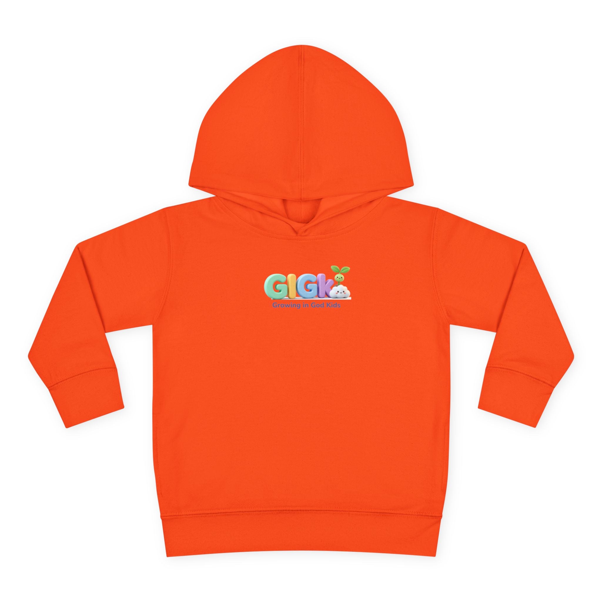 Toddler Hoodie — "Growing in God Kids" Christian Pullover for Babies & Toddlers