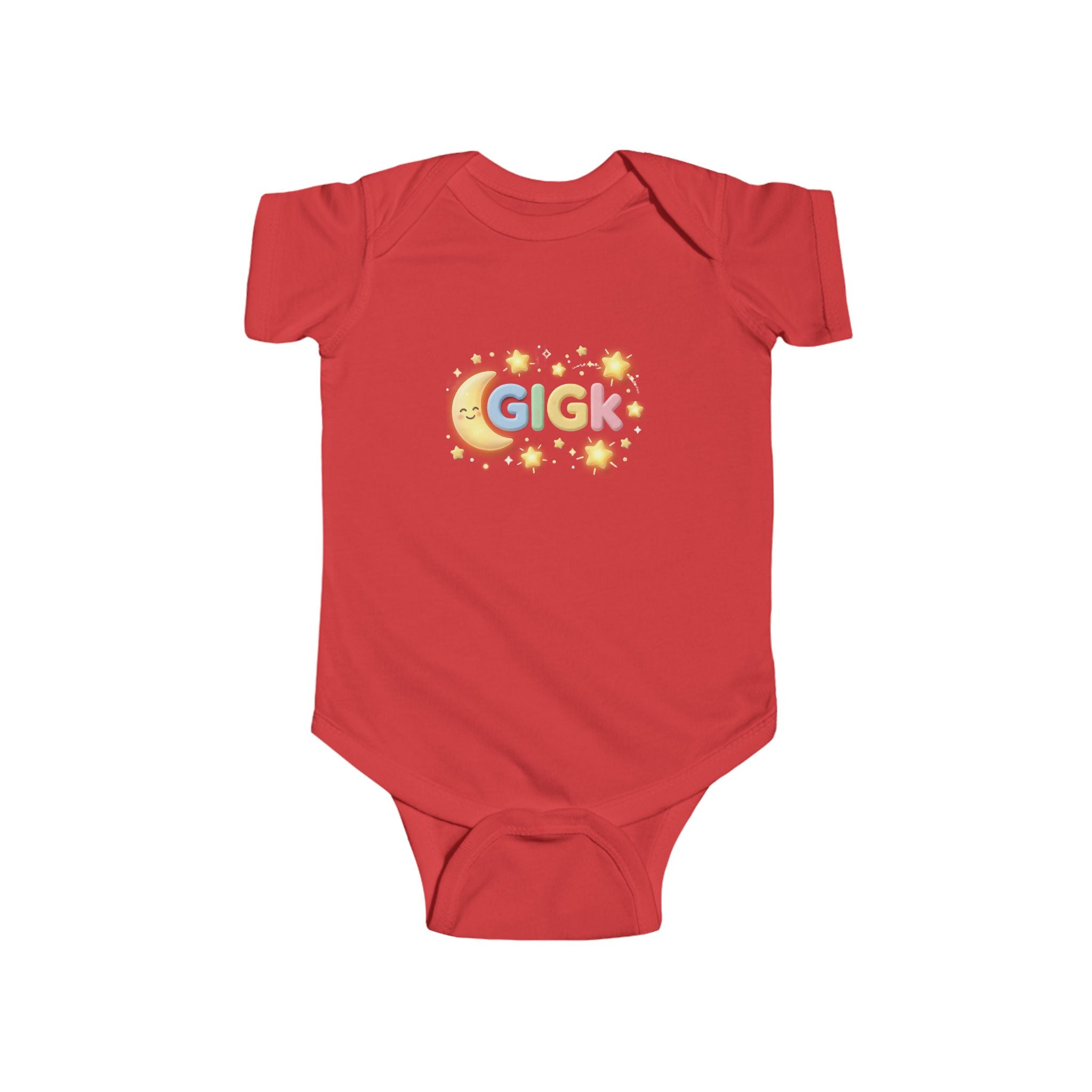 Baby Bodysuit – "Growing Like a God Kid" Cute Moon & Stars Nursery Onesie
