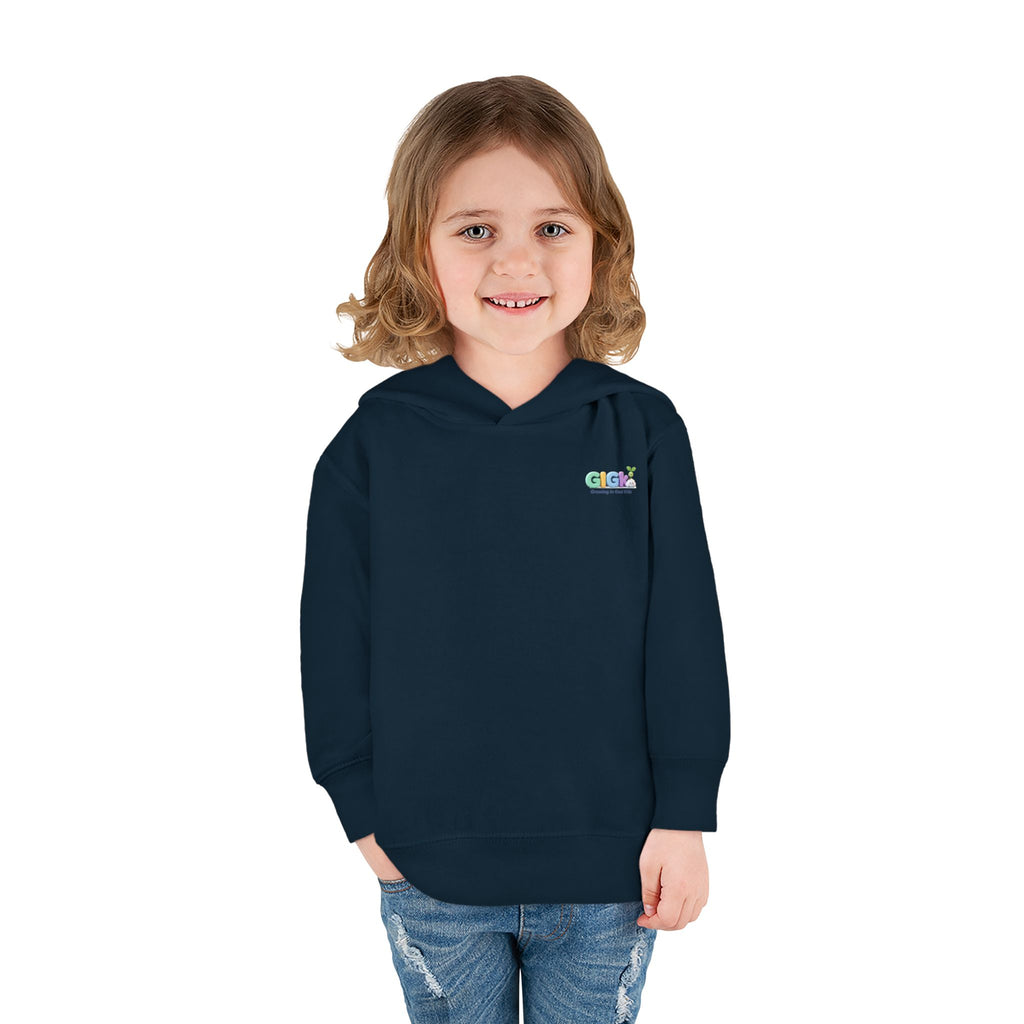 Toddler Hoodie "Welcome Little Princess" — Cute Black Baby Girl with Stuffed Lion Pullover