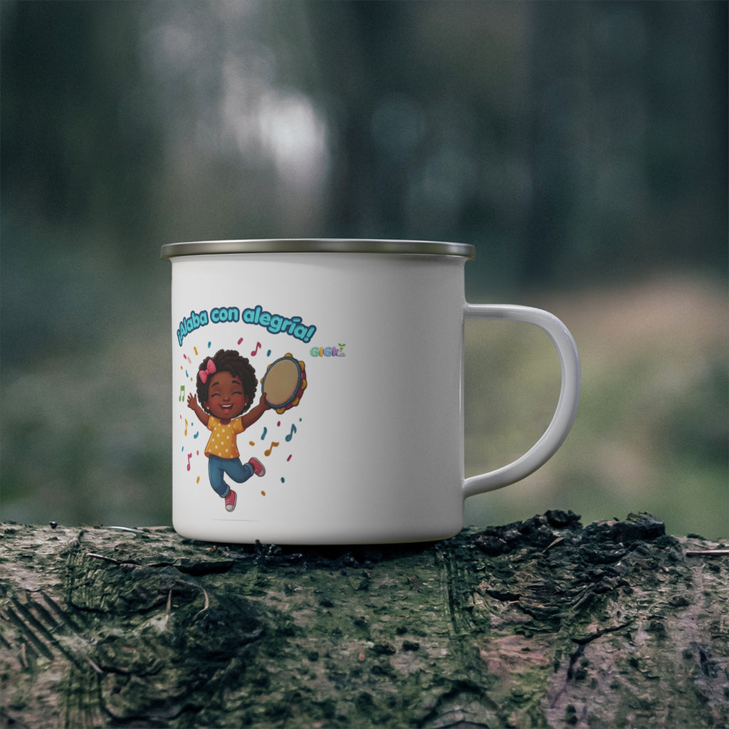 Enamel Mug — Growing in God Kids (Alaba con alegría!)