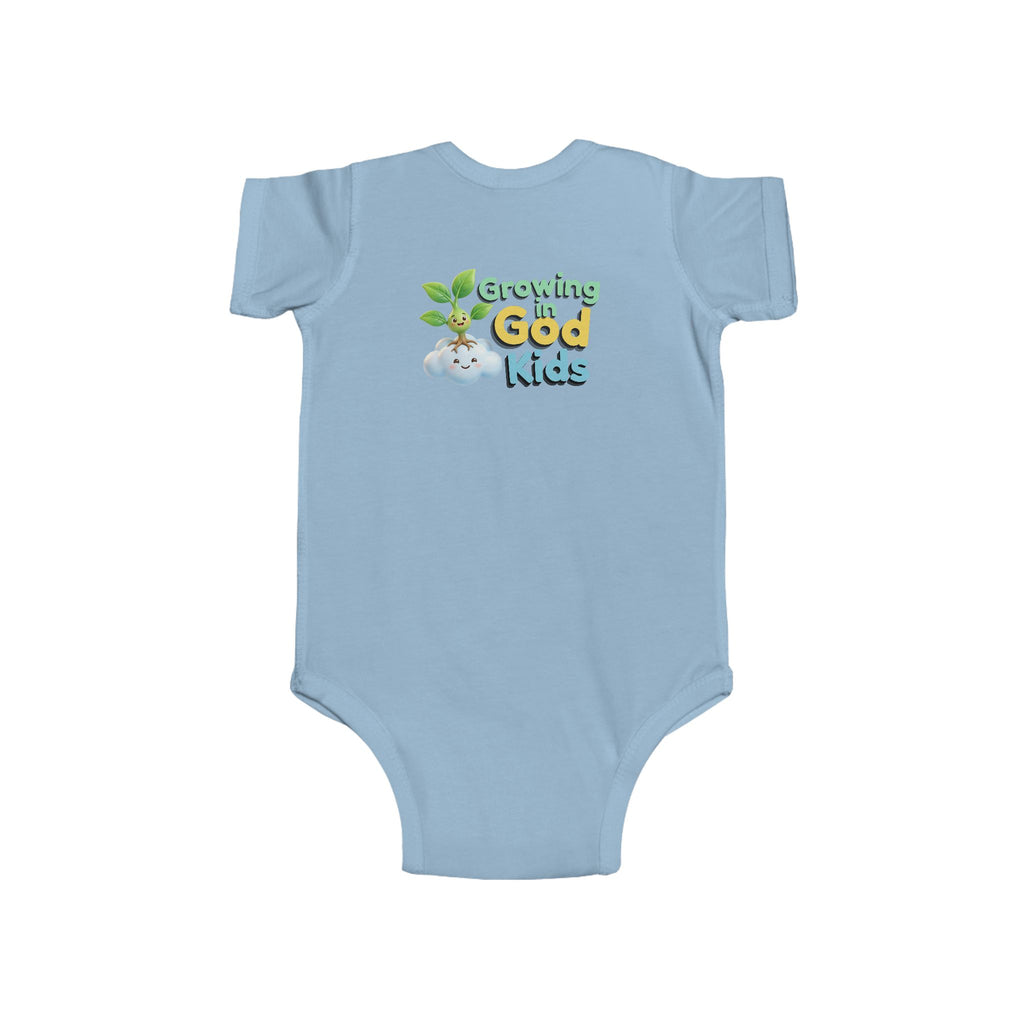 Growing God Kids Infant Bodysuit — "Buenos días, Señor" Faith Baby Onesie