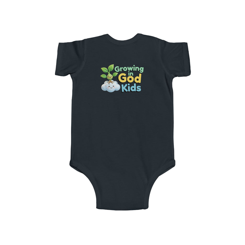 Growing God Kids Infant Bodysuit — "Buenos días, Señor" Faith Baby Onesie
