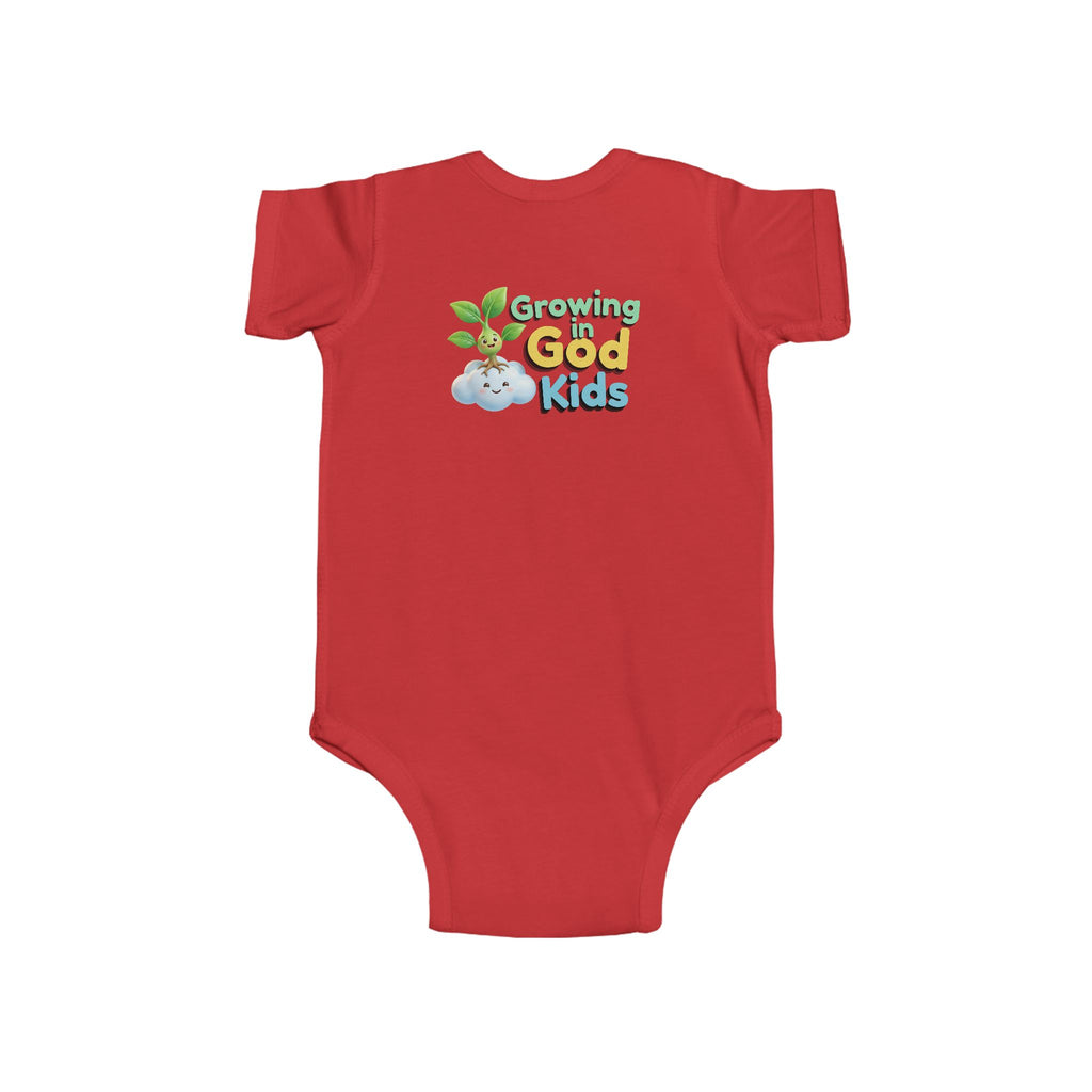 Growing God Kids Infant Bodysuit — "Buenos días, Señor" Faith Baby Onesie