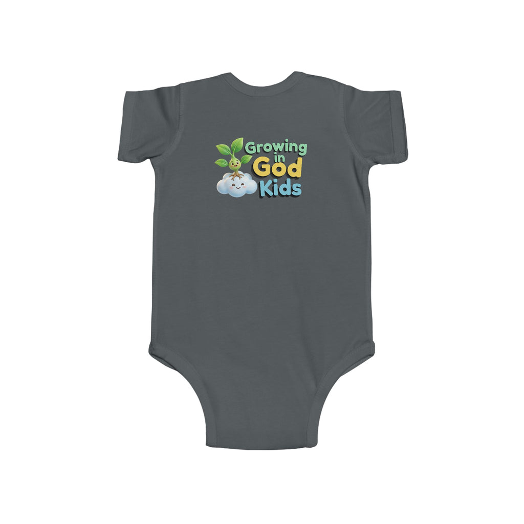 Growing God Kids Infant Bodysuit — "Buenos días, Señor" Faith Baby Onesie