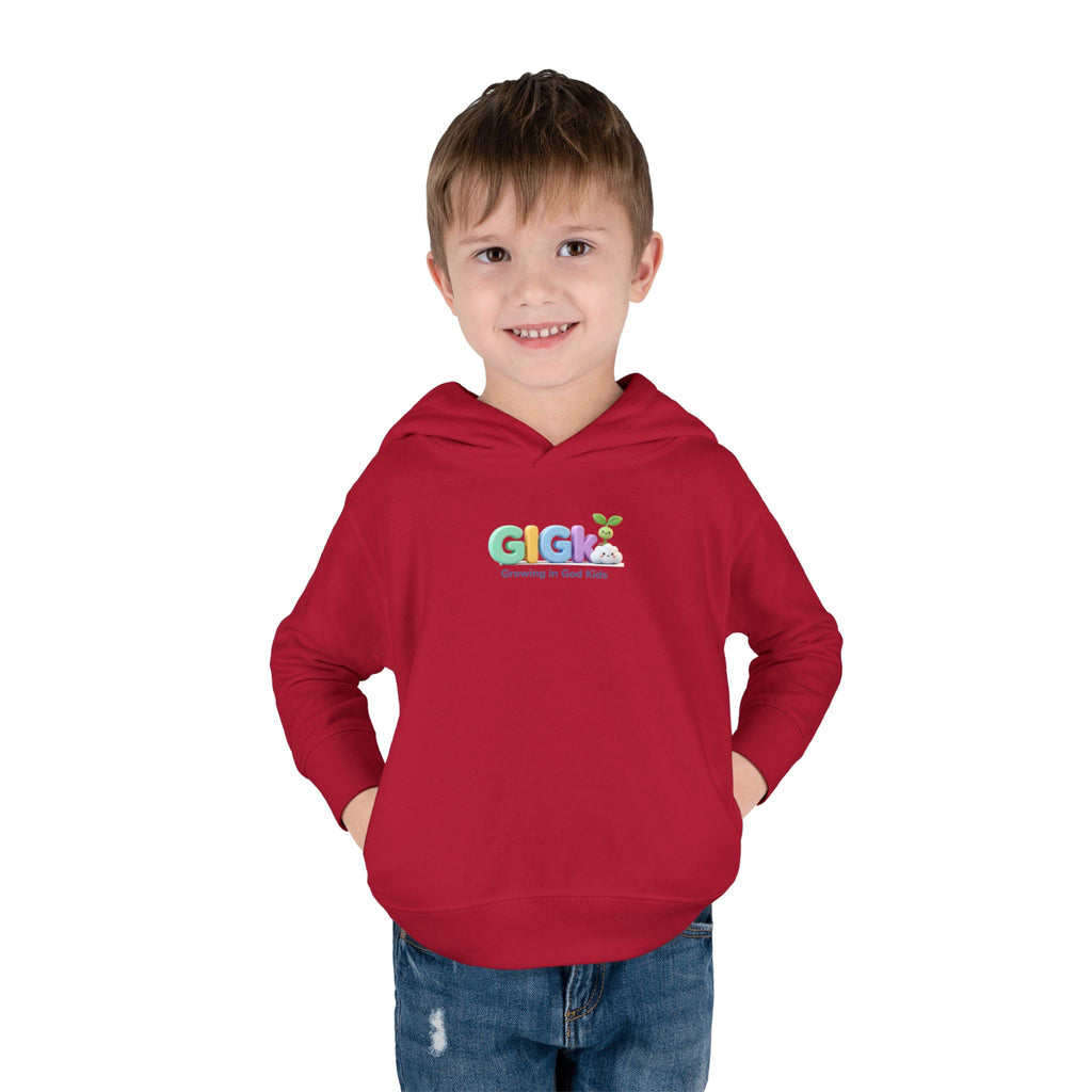 Toddler Hoodie — "Growing in God Kids" Christian Pullover for Babies & Toddlers
