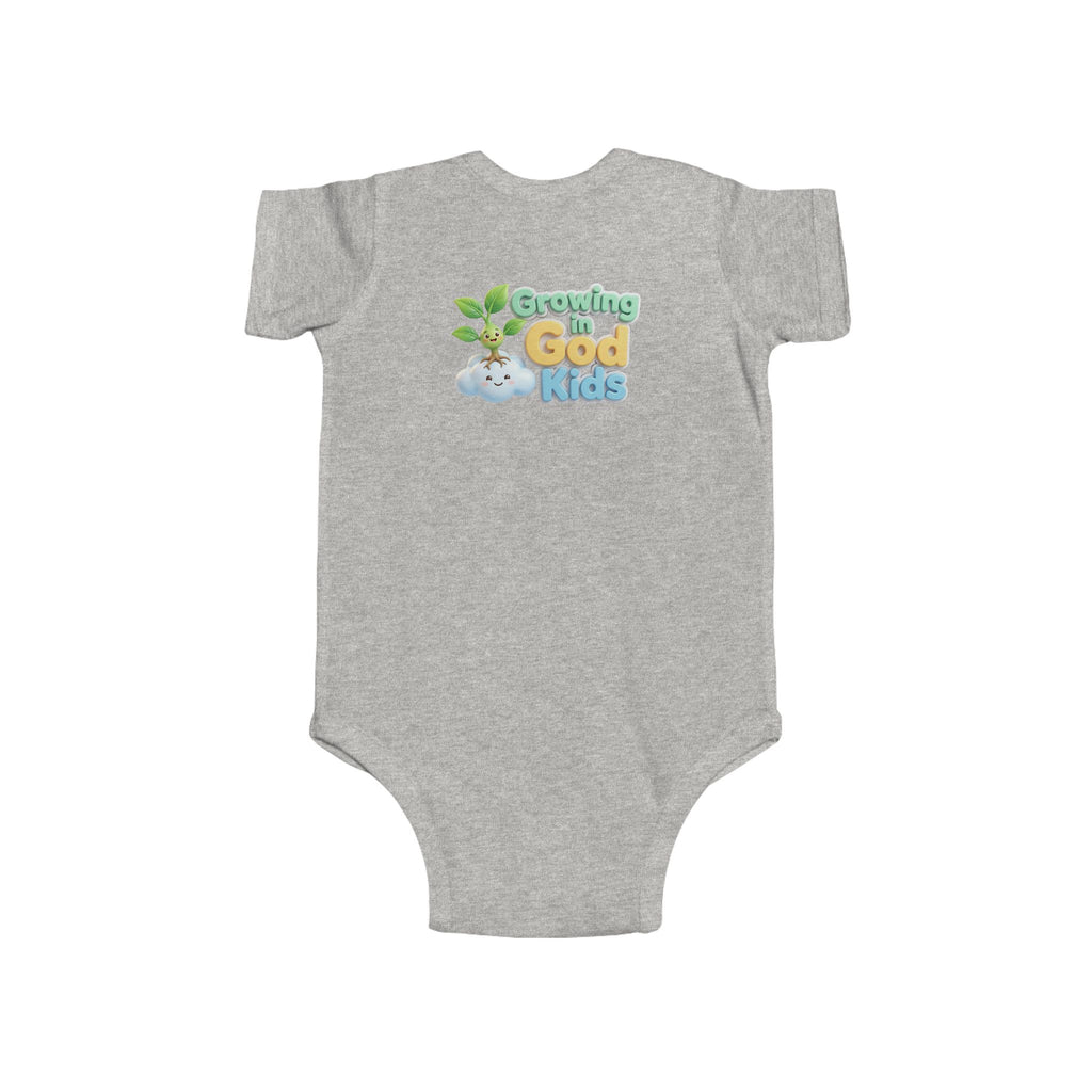 Infant Bodysuit – "Proverbs 22:6" Growing in God's Love Baby Onesie