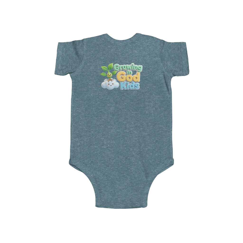 Infant Bodysuit – "Proverbs 22:6" Growing in God's Love Baby Onesie