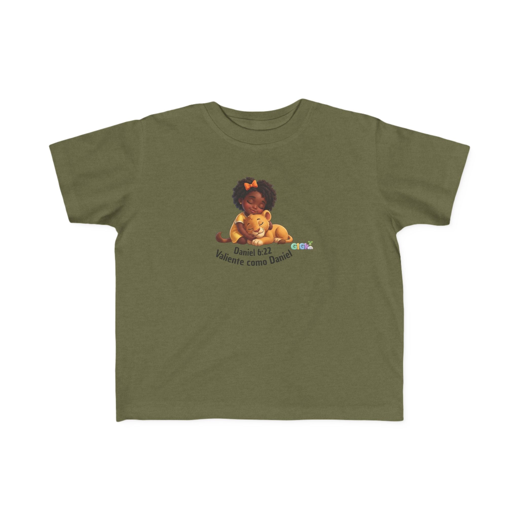 Growing in God Kids Toddler Tee — 'Daniel 1:12' Christian Faith Shirt