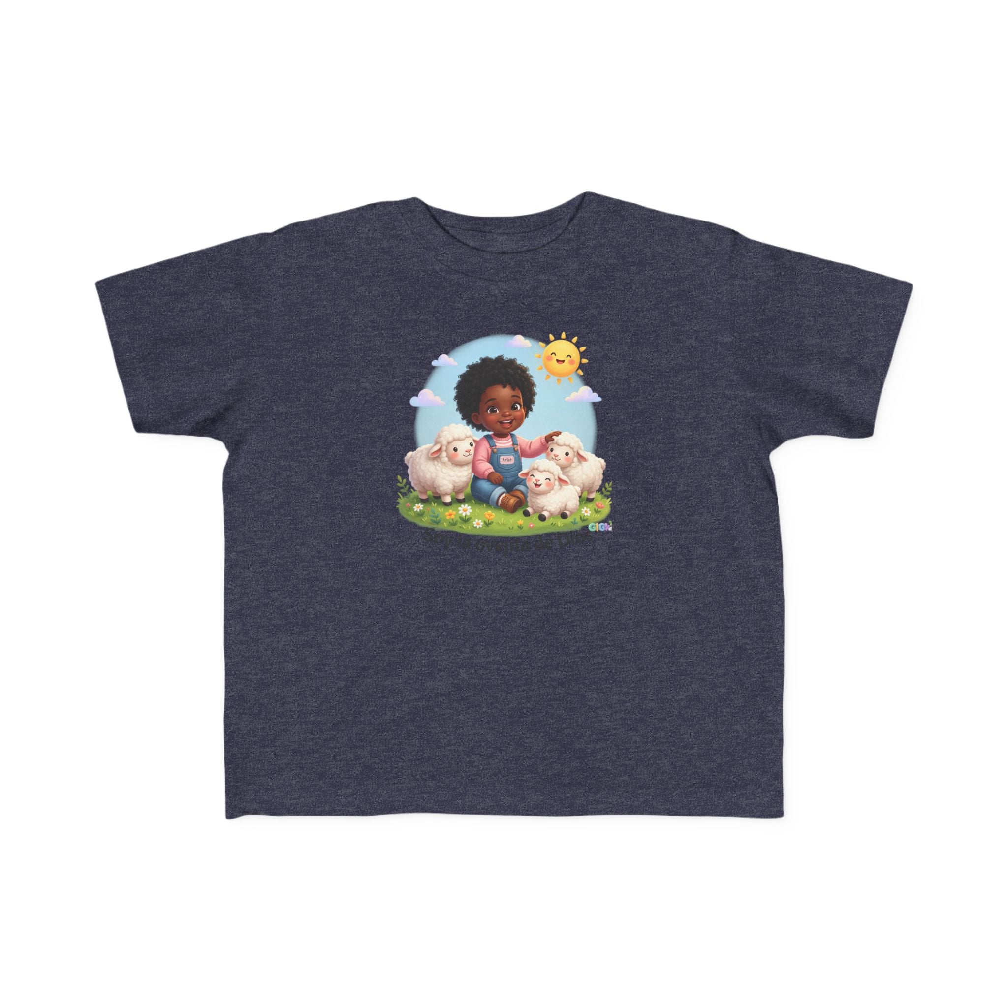 Growing in God Kids Toddler Tee — "Soy la ovejita de Dios" Faith Shirt