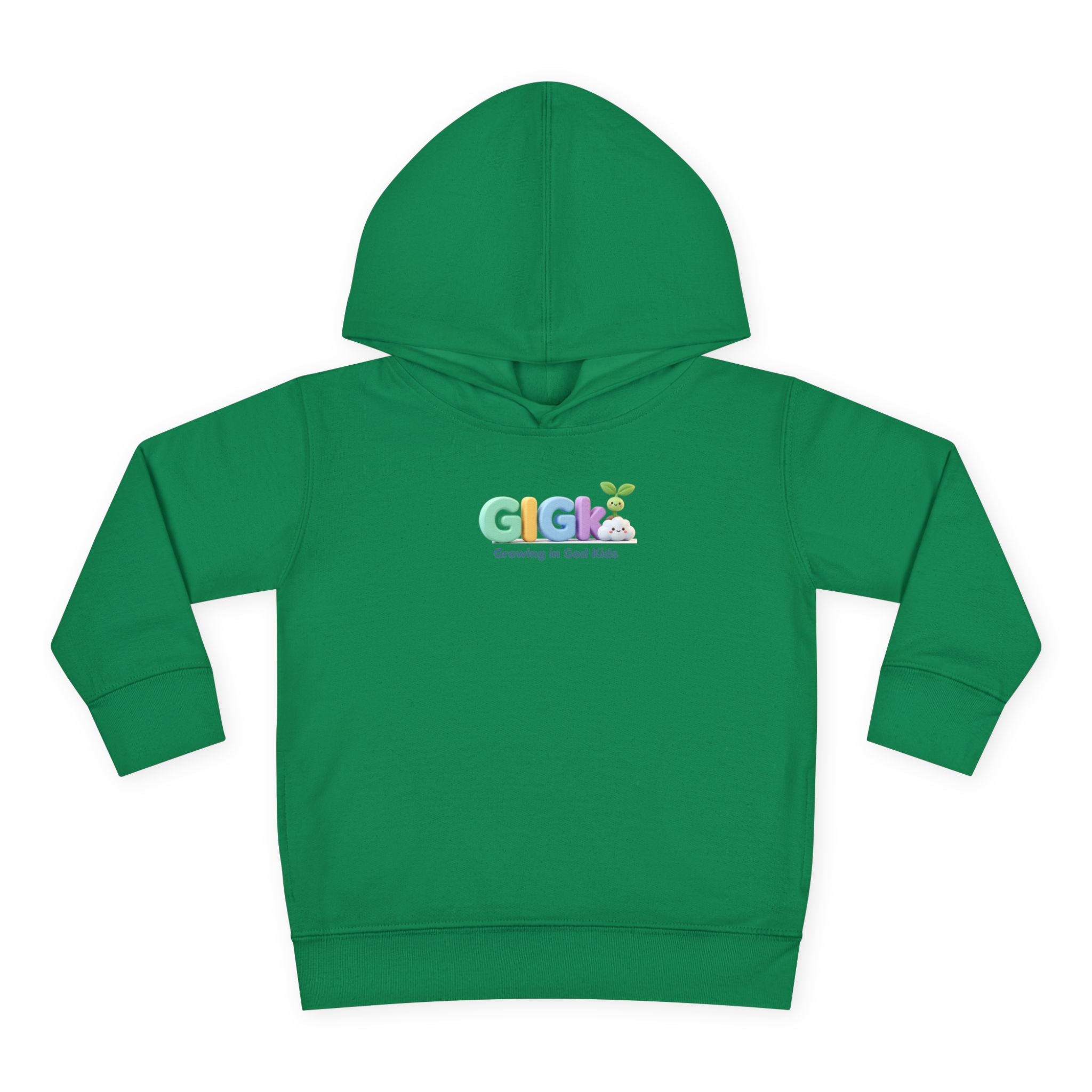 Toddler Hoodie — "Growing in God Kids" Christian Pullover for Babies & Toddlers