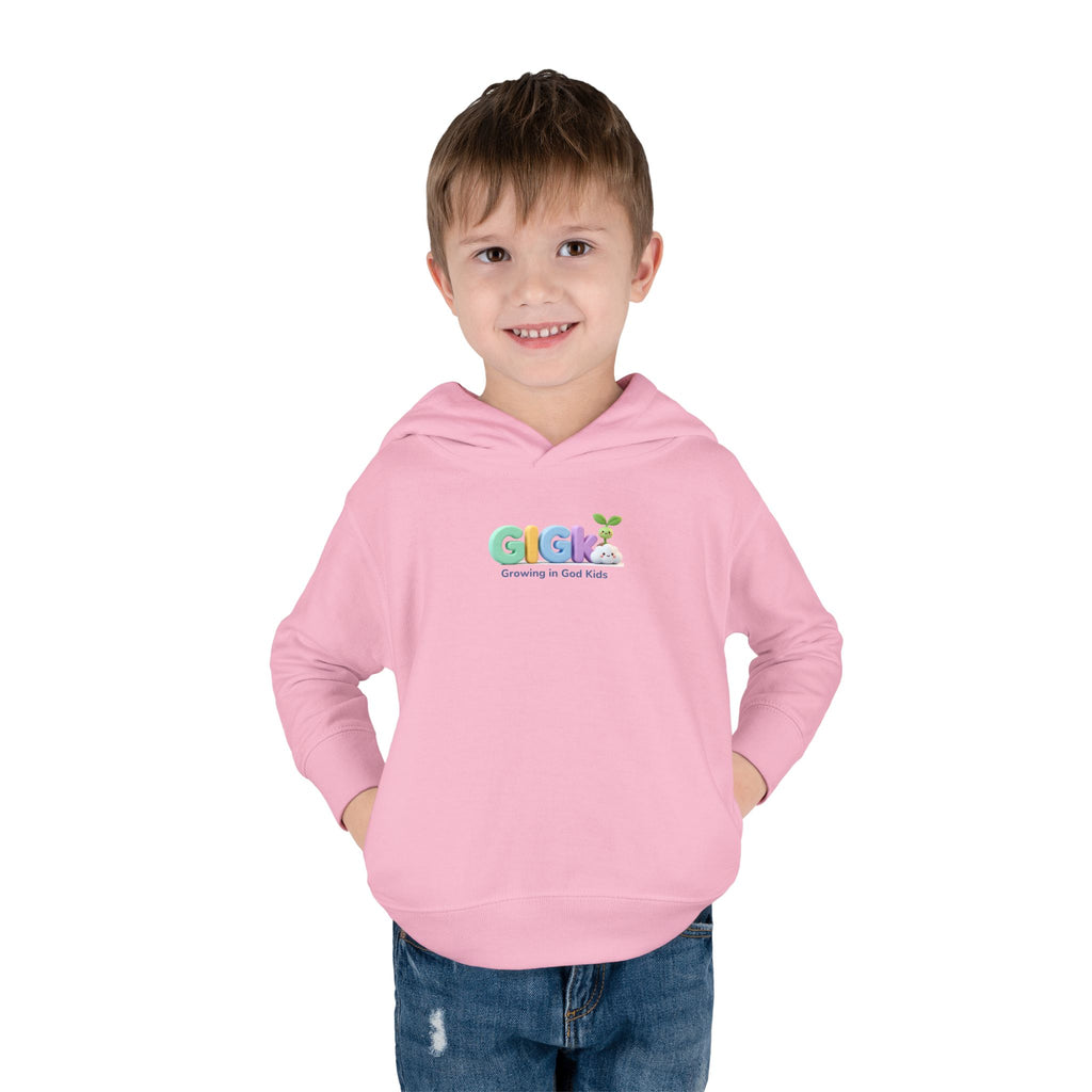 Toddler Hoodie — "Growing in God Kids" Christian Pullover for Babies & Toddlers