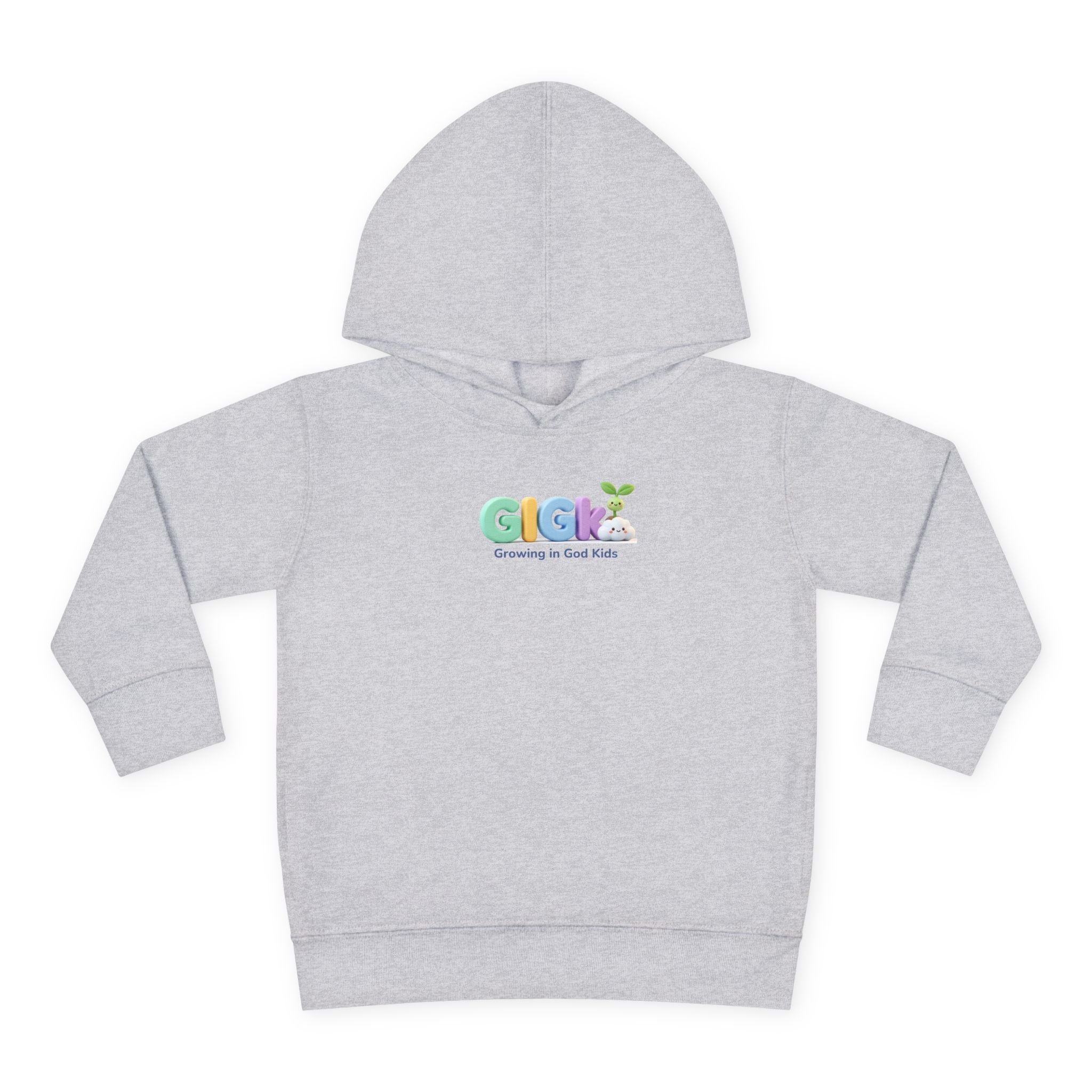 Toddler Hoodie — "Growing in God Kids" Christian Pullover for Babies & Toddlers