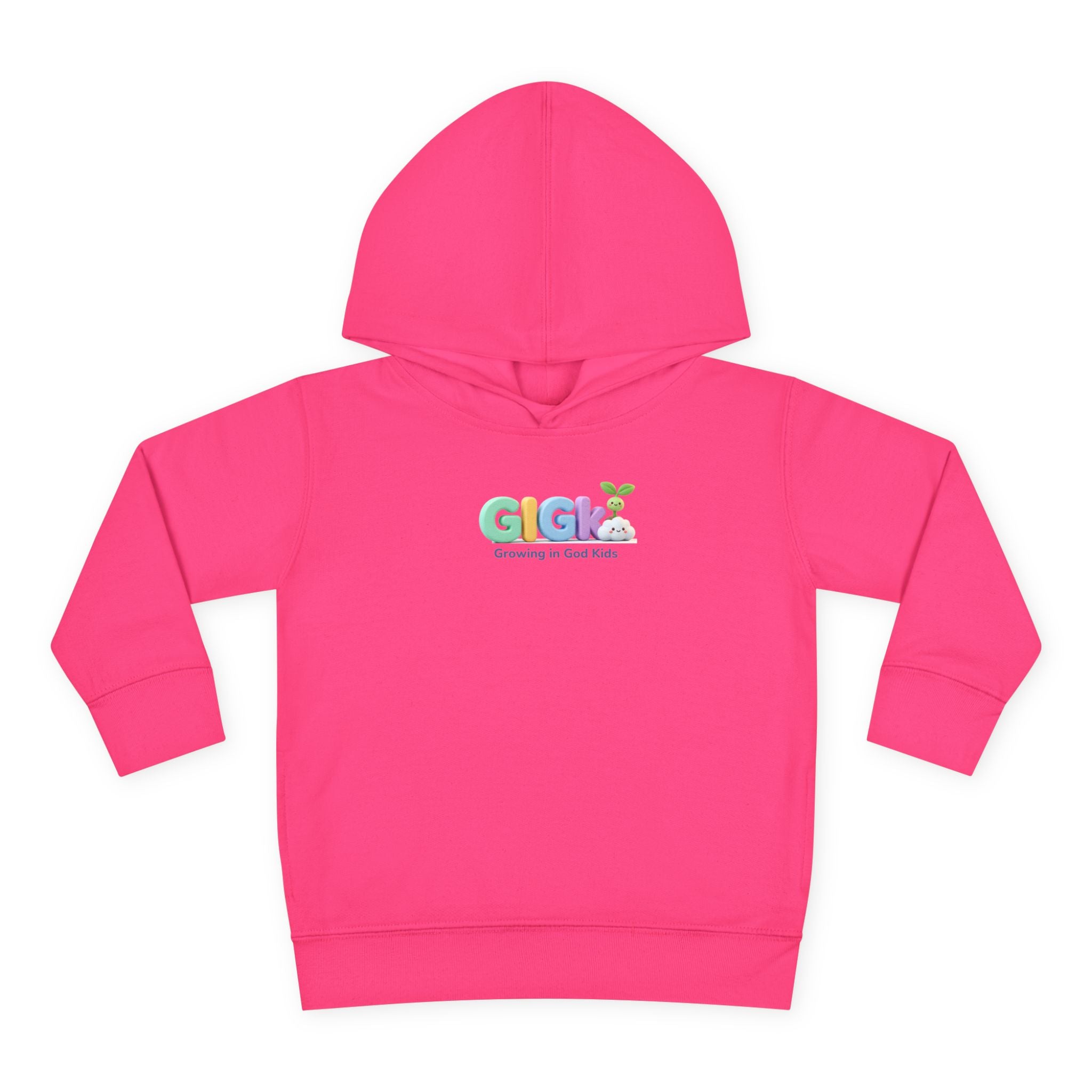Toddler Hoodie — "Growing in God Kids" Christian Pullover for Babies & Toddlers
