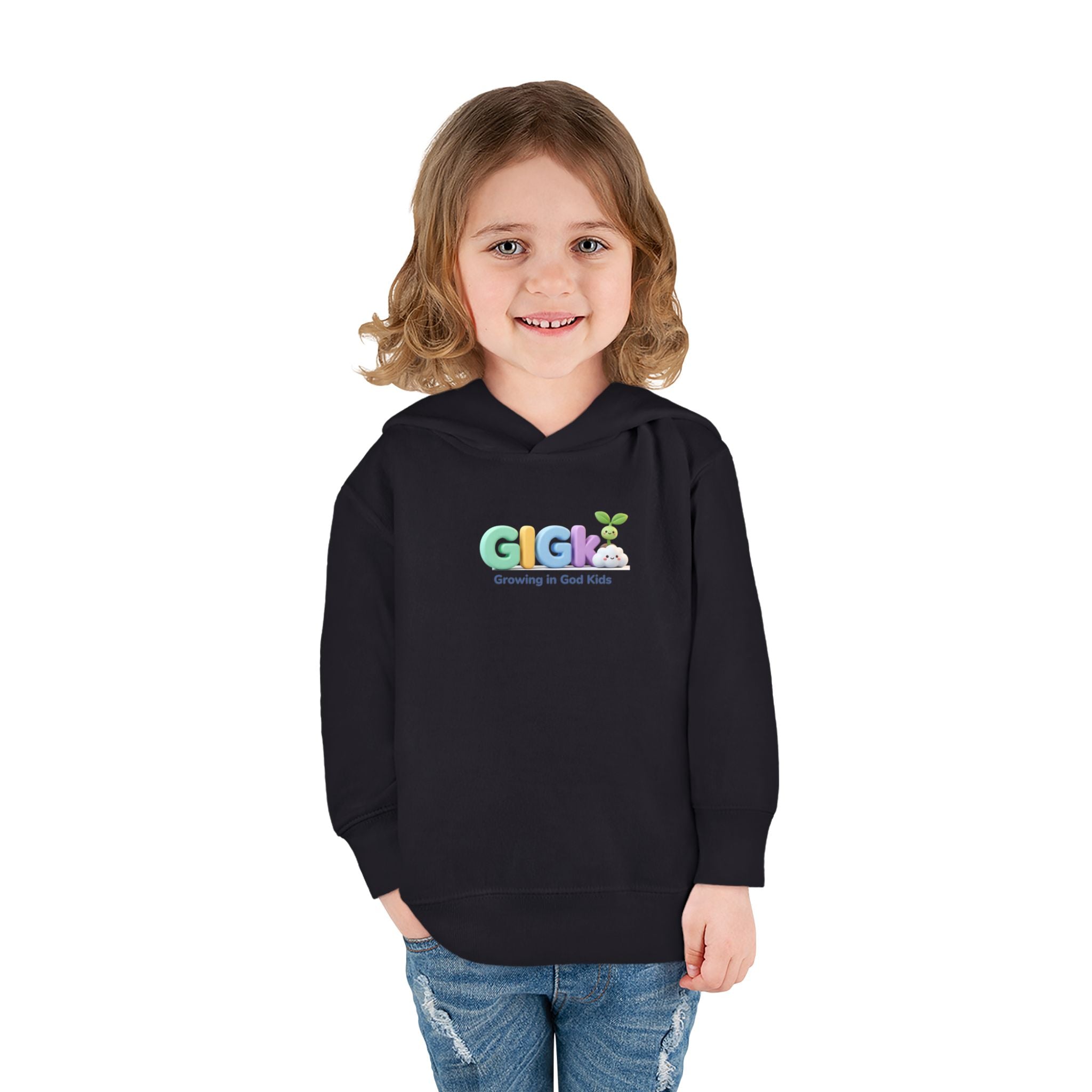 Toddler Hoodie — Personalized "Arlet" Whale Design (Dios me cuida en todo lugar)