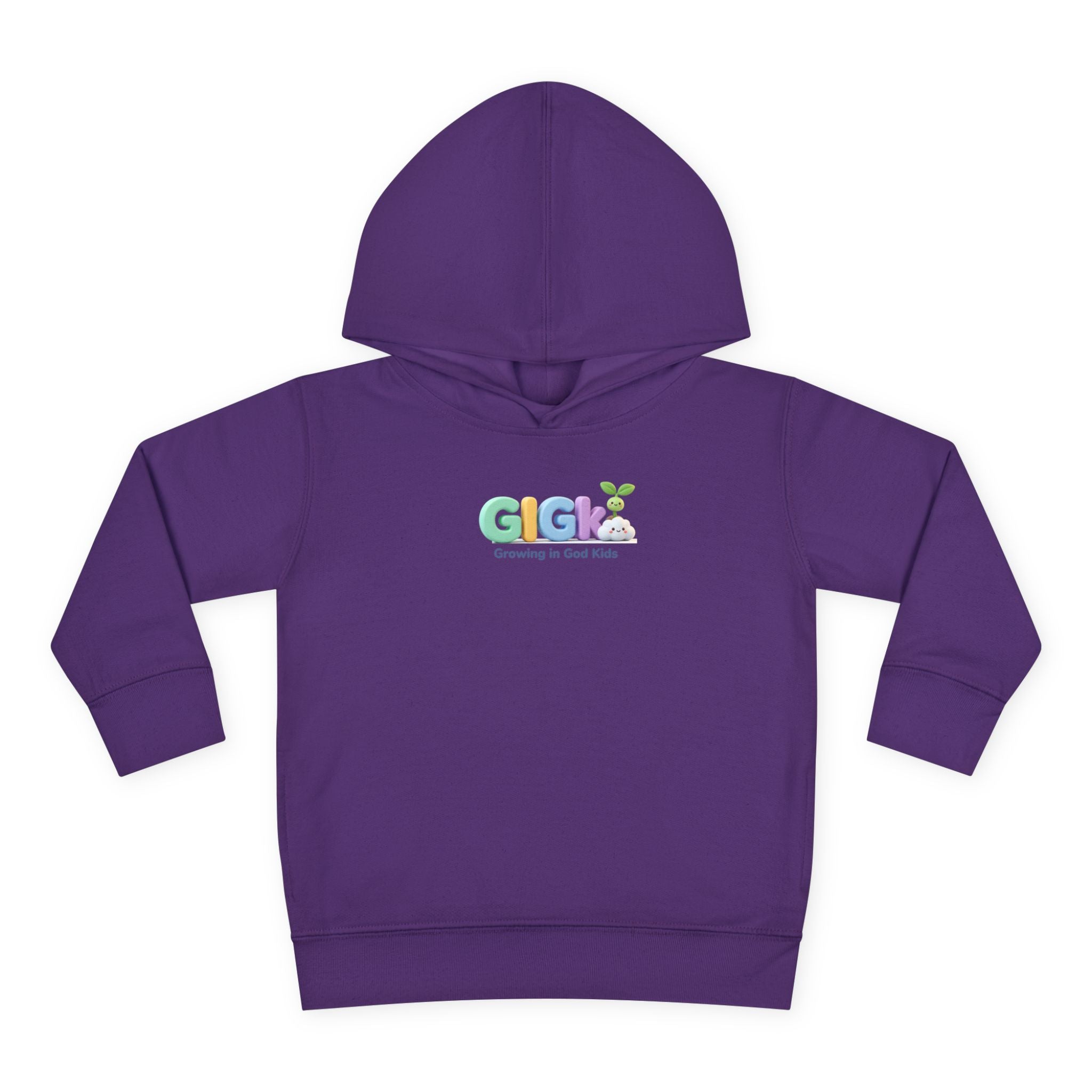 Toddler Hoodie — "Growing in God Kids" Christian Pullover for Babies & Toddlers