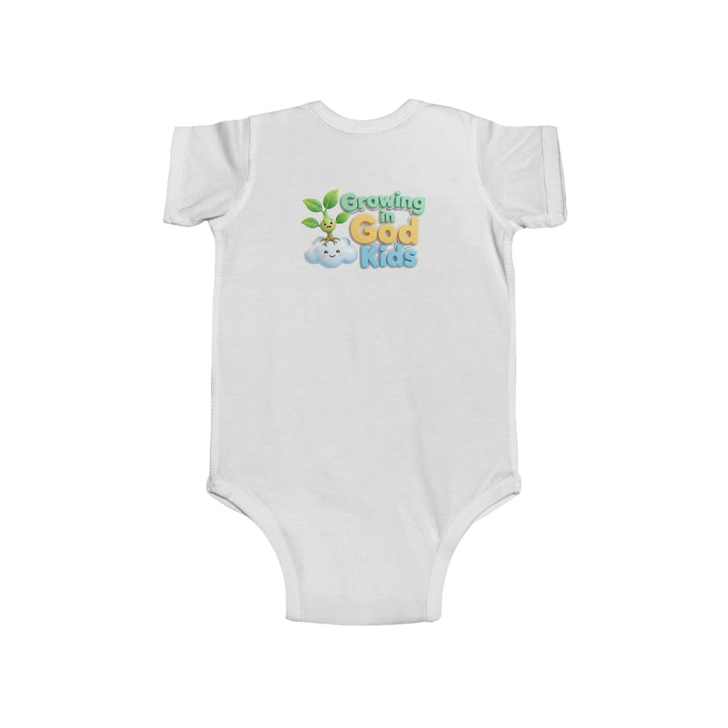 Infant Bodysuit – "Proverbs 22:6" Growing in God's Love Baby Onesie