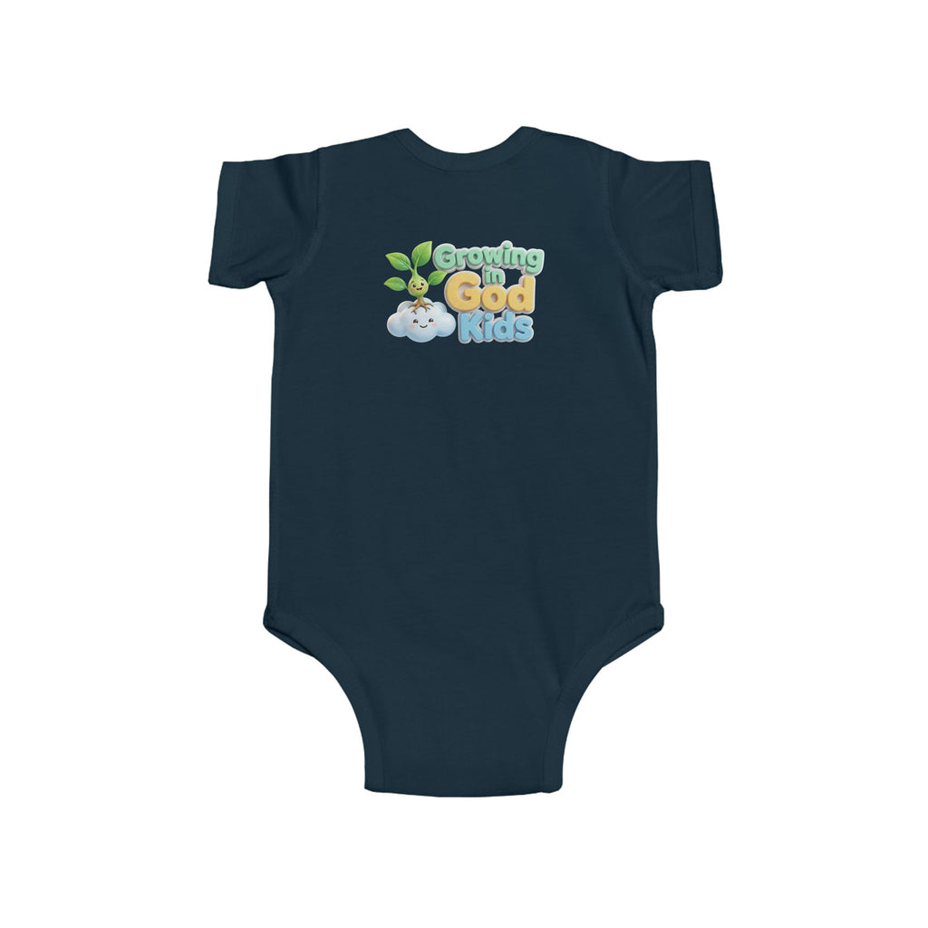 Infant Bodysuit – "Proverbs 22:6" Growing in God's Love Baby Onesie