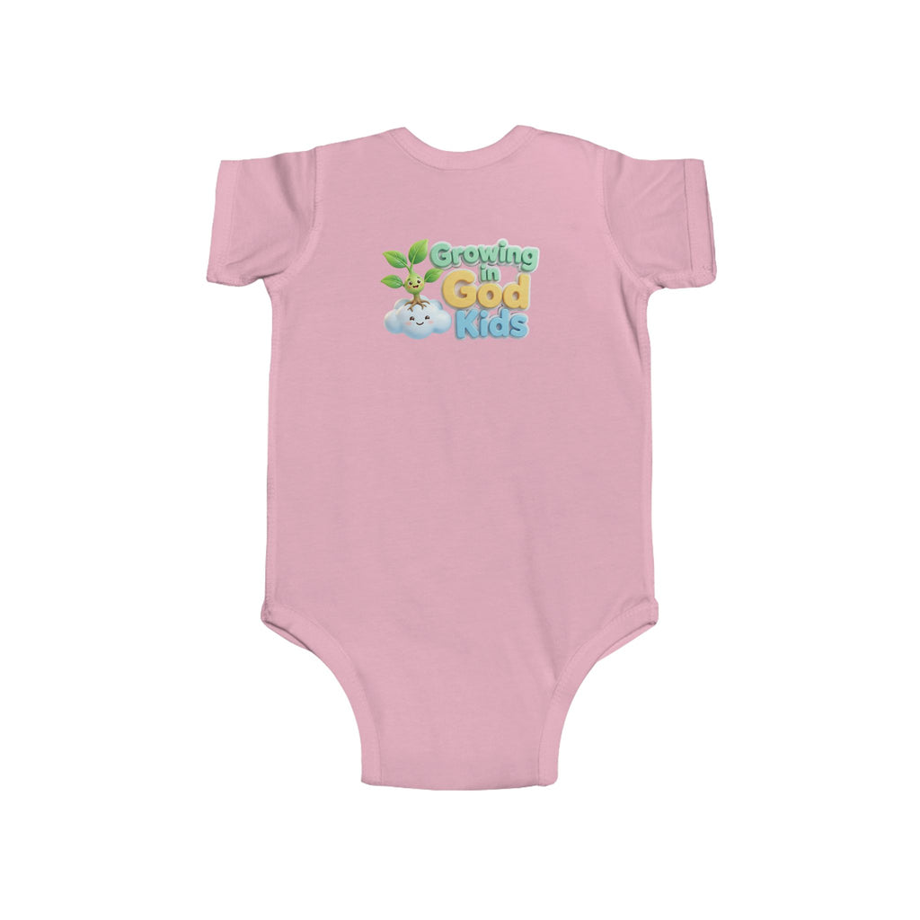 Infant Bodysuit – "Proverbs 22:6" Growing in God's Love Baby Onesie